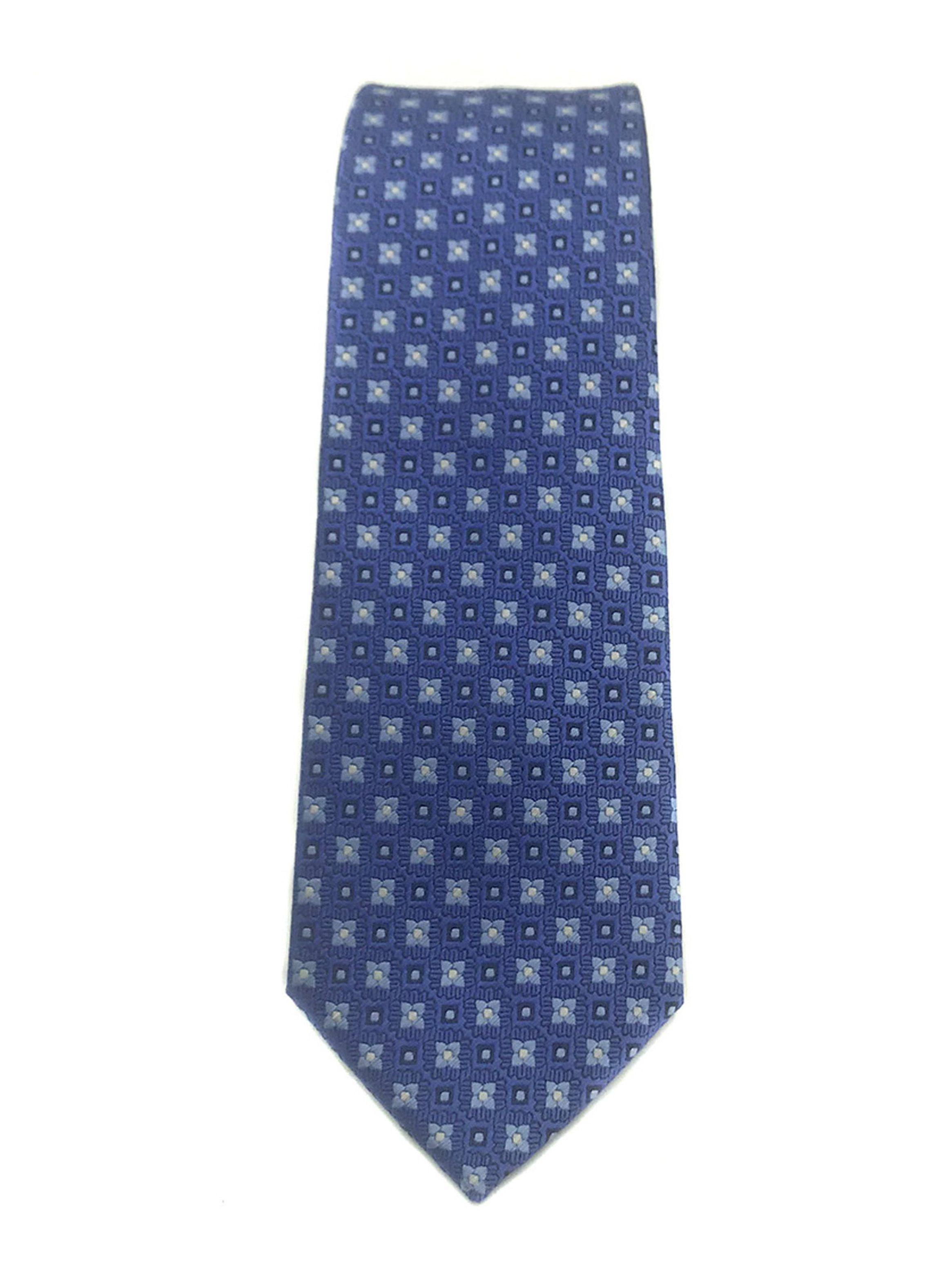 Corbata Compagnia Della Seta Microfibra 8 cm Flor Celeste-1