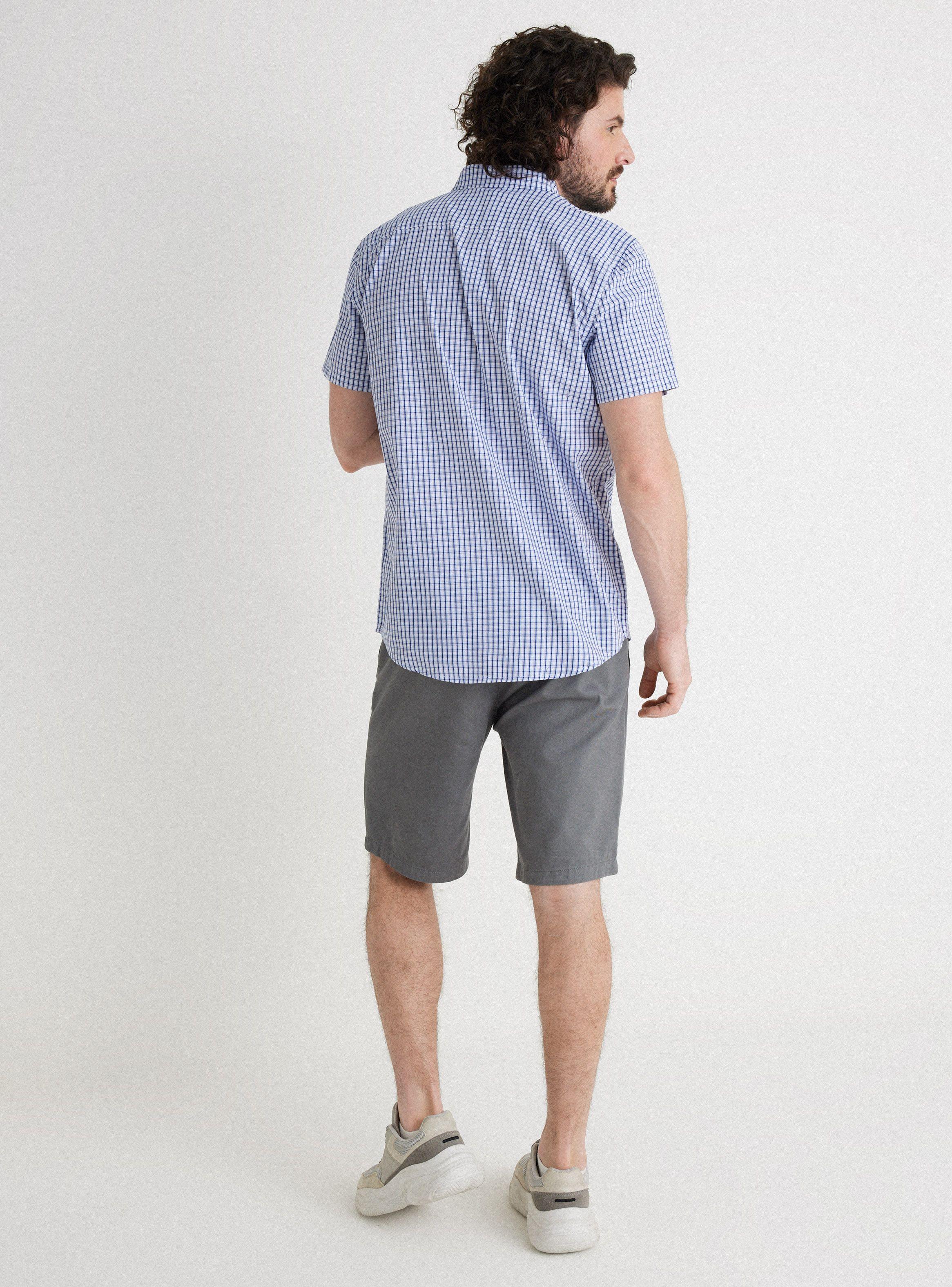 Camisa Manga Corta Poplin Cuadros-5