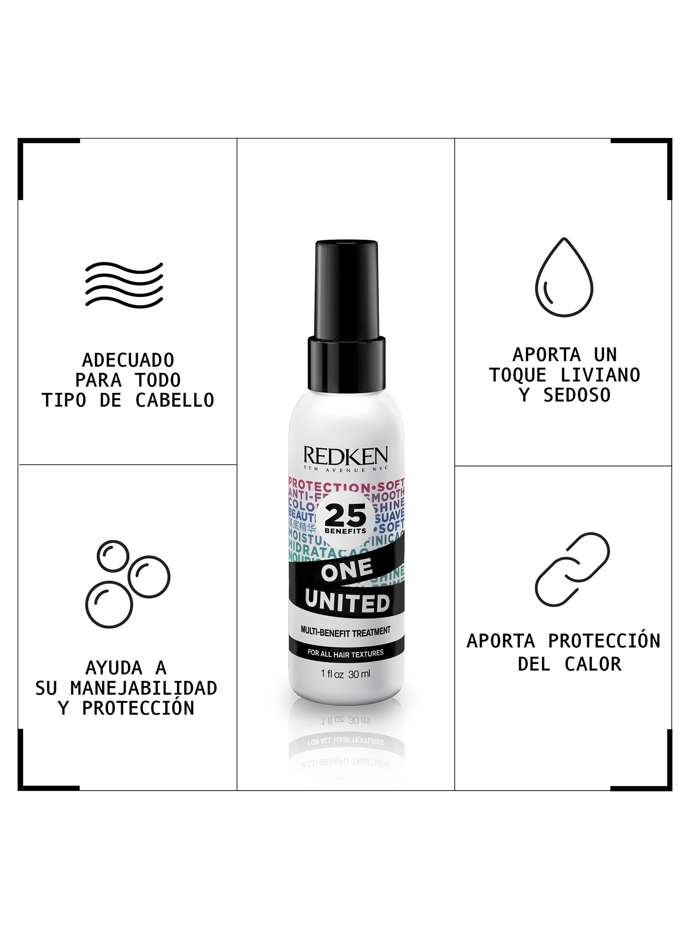 Set Reparacion Cabello Dañado Shampoo Extreme 300 ml + Spray One United 30 ml-3