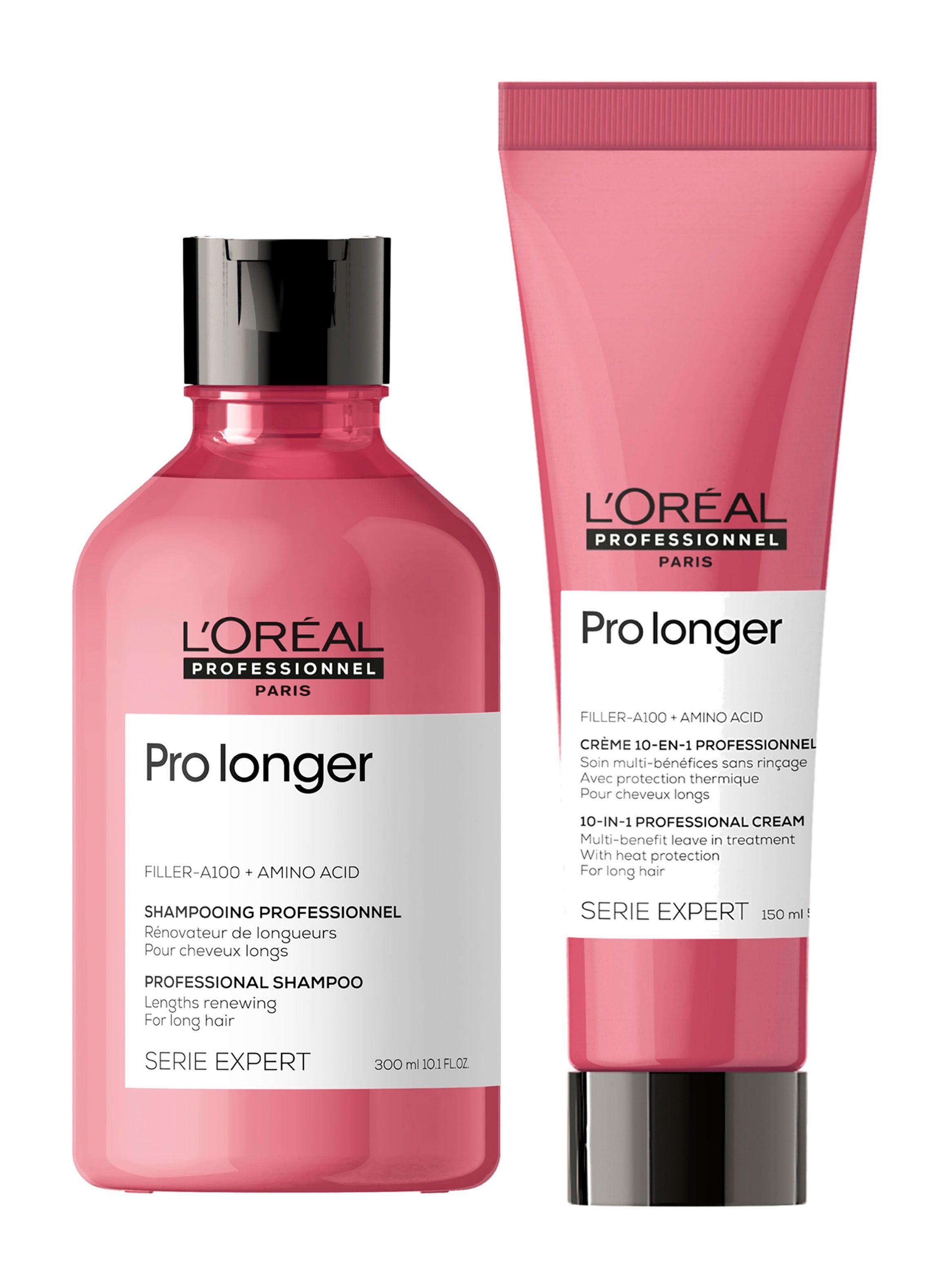 Set Fortalecedor Cabello Largo Pro Longer Shampoo 300 ml + Crema para Peinar 150 ml-0