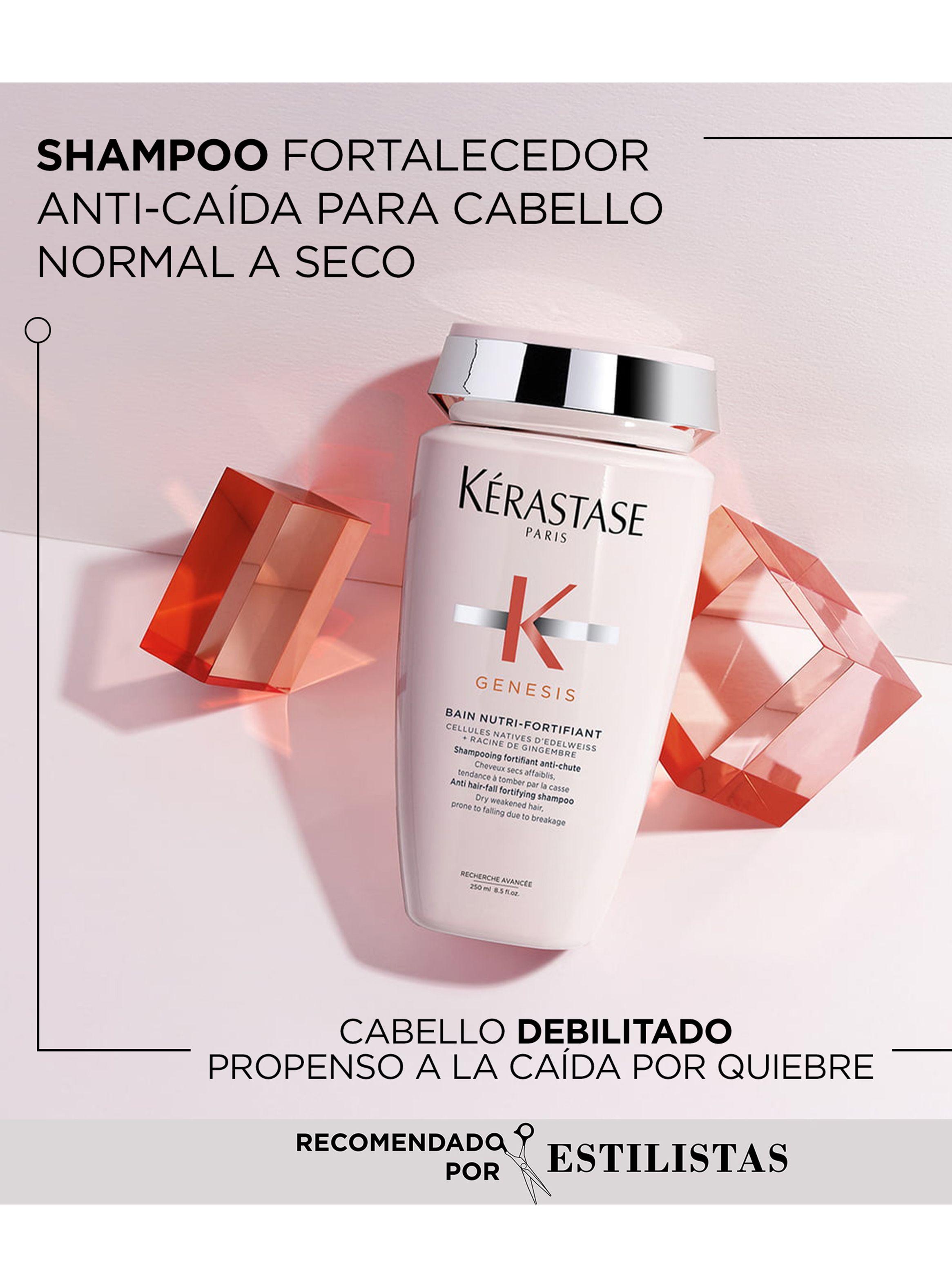 Set Nutritivo Anti Caída Genesis Shampoo Bain Nutri-Fortifiant 250 ml + Máscara Reconstituant Genesis 75 ml + Spray Défense Thermique Genesis 45 ml-1