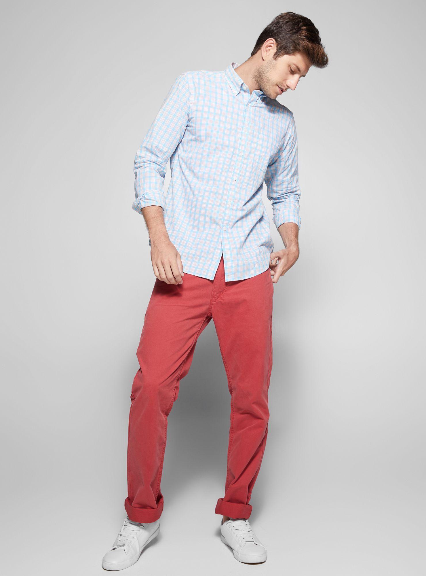Pantalón Slim Fit Liso Saville Row-3