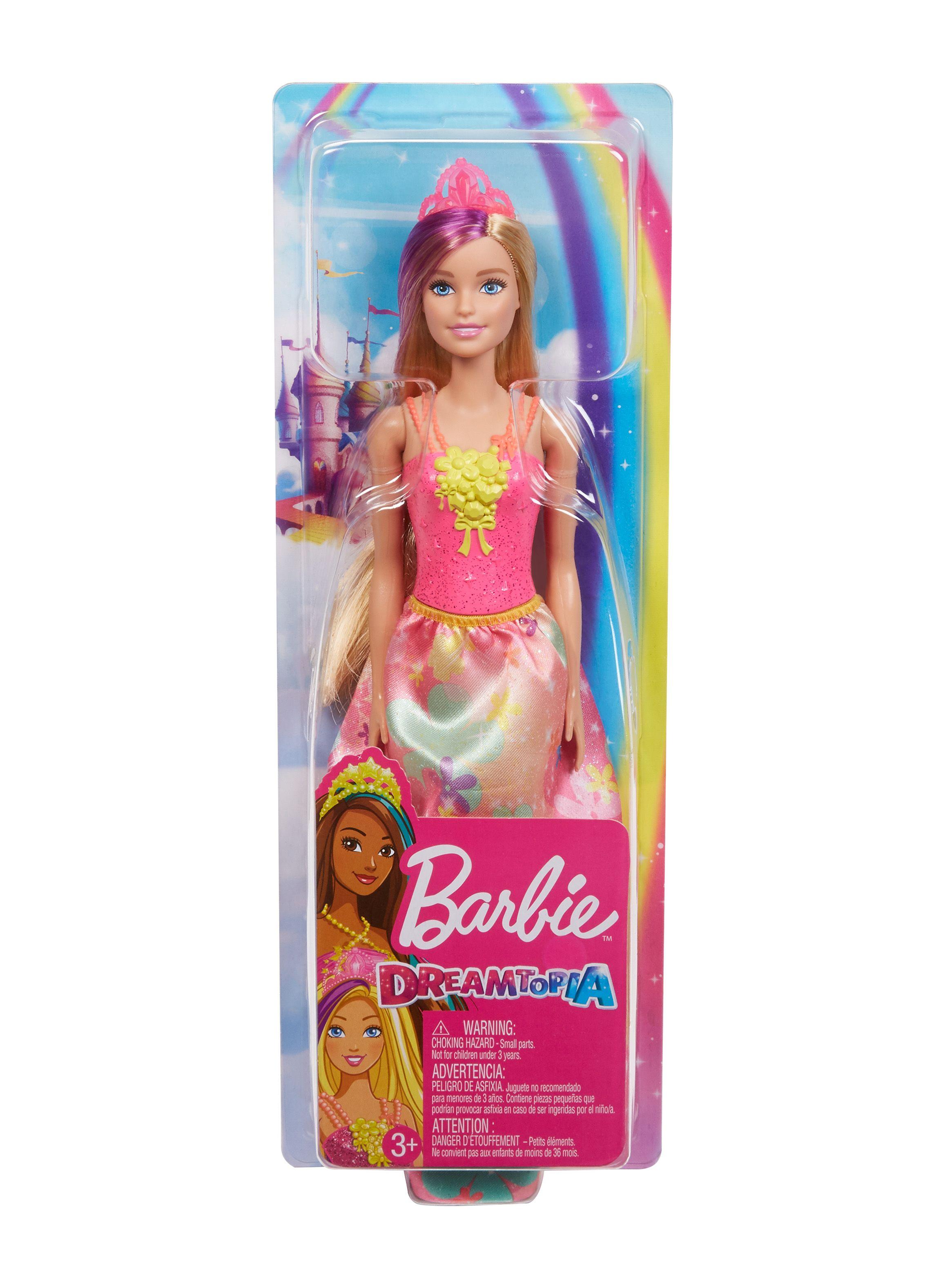 Muñeca Barbie Dreamtopia Princesa Vestido Arcoiris Gjk13-0