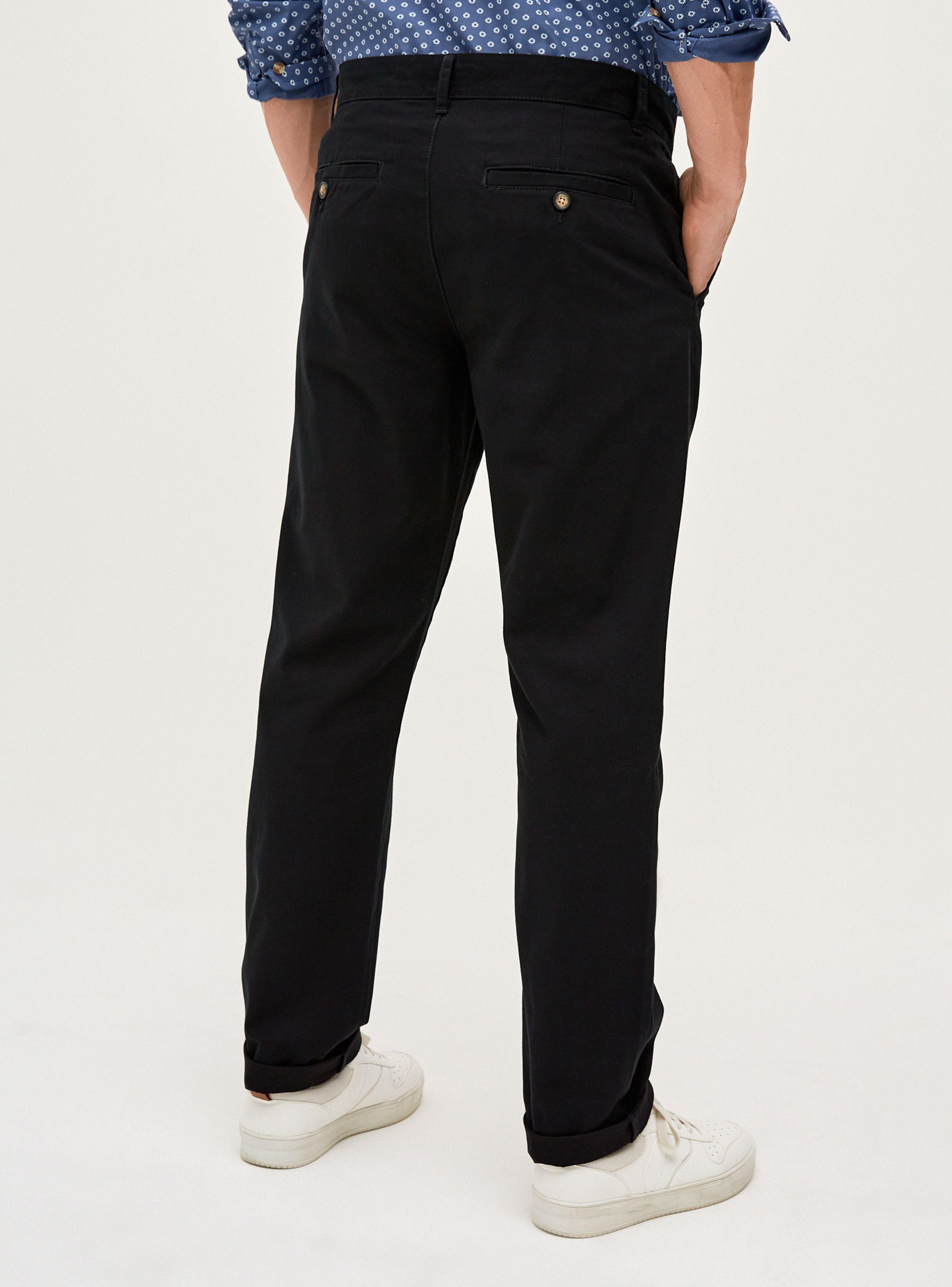 Pantalón Estilo Chino Tiro Medio-1