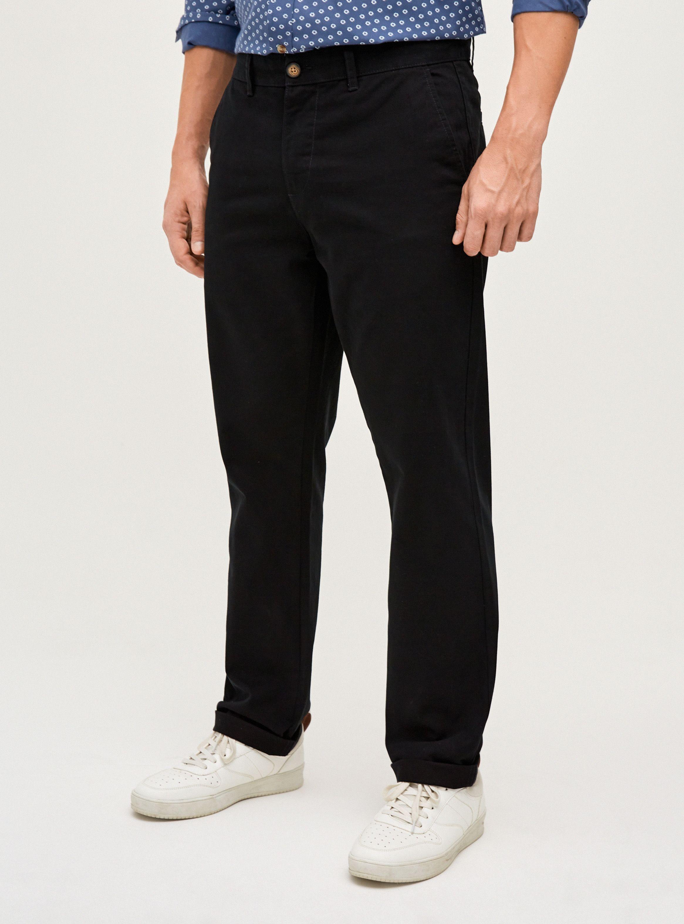 Pantalón Estilo Chino Tiro Medio-0