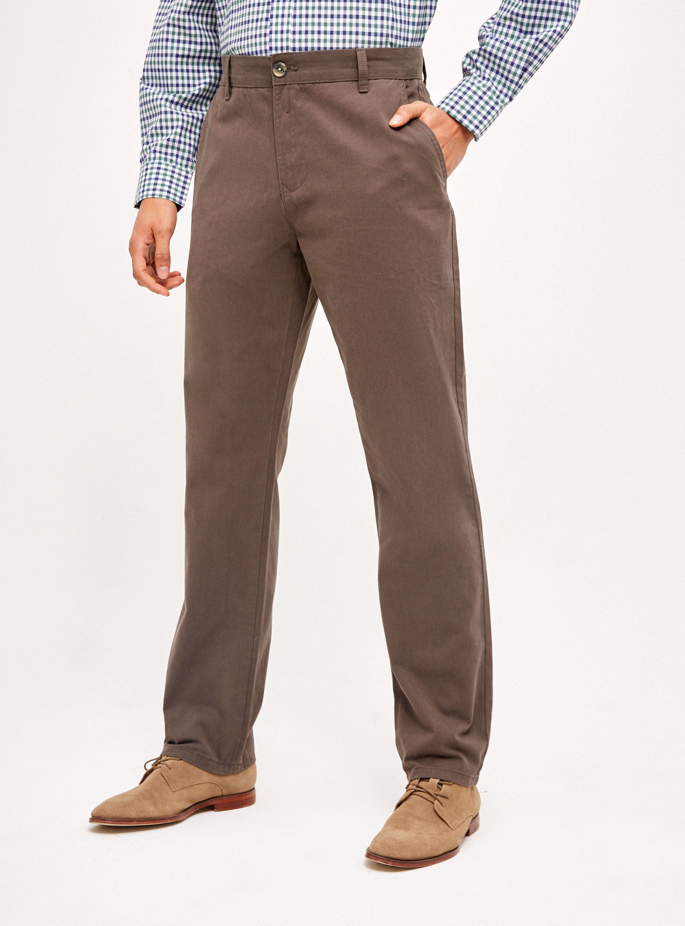 Pantalón Estilo Chino Tiro Medio-0