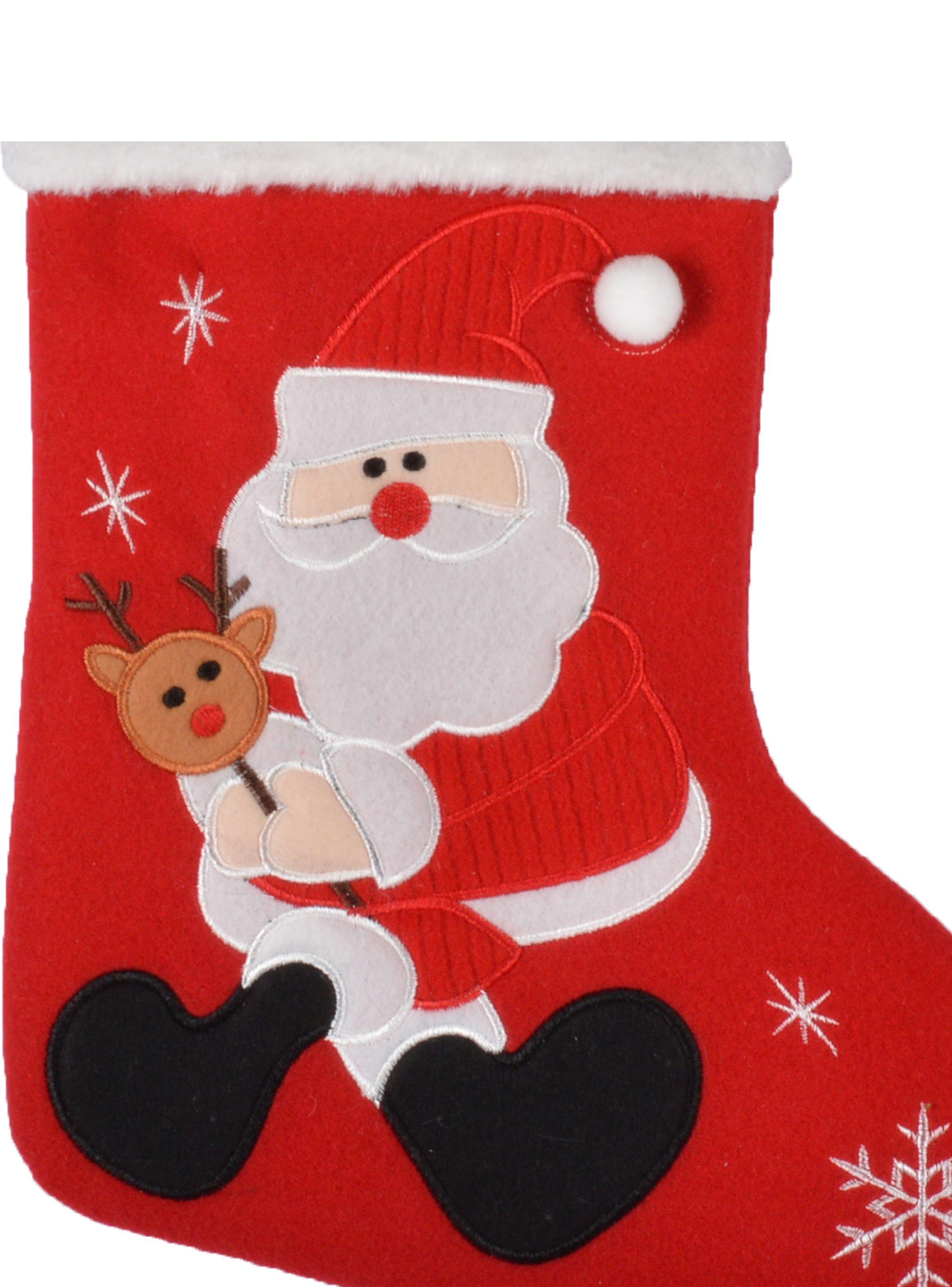 Bota de Navidad Pascuero Rojo-2