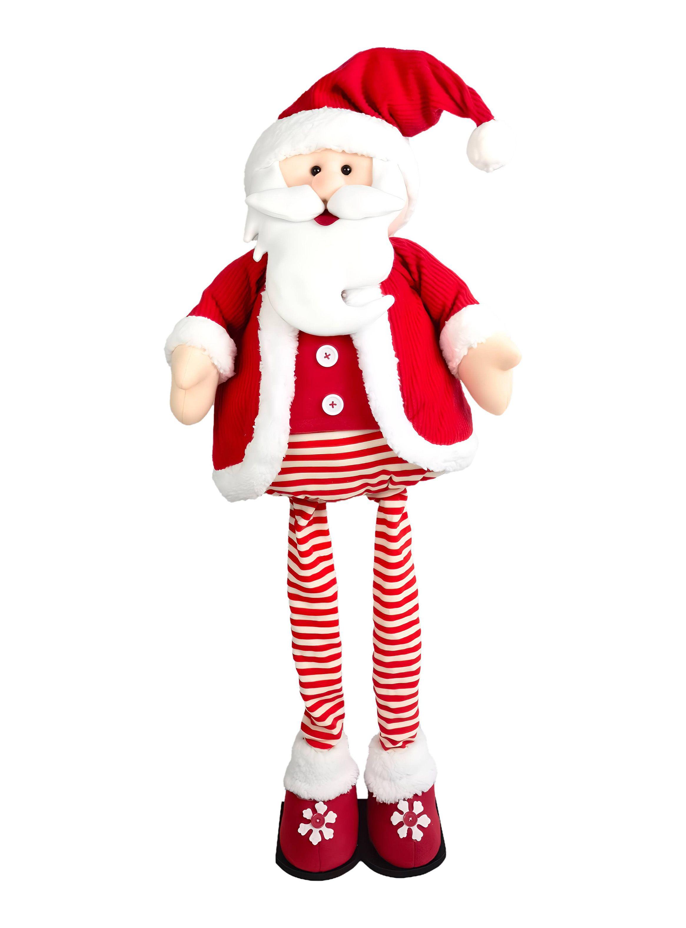 Muñeco Santa Extendible Rojo 107 cm-0
