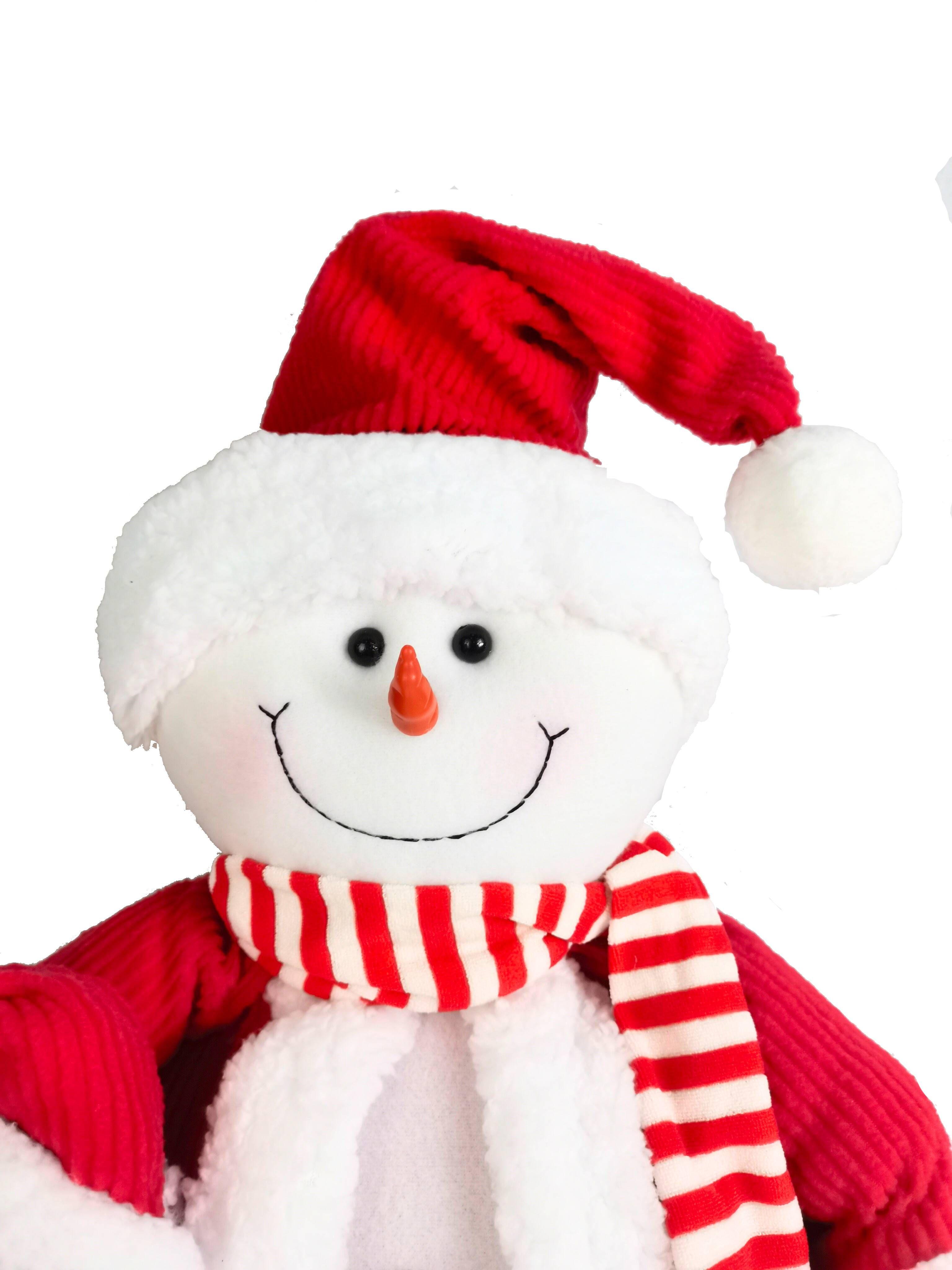 Muñeco Mono Nieve Extendible Rojo 107 cm-2