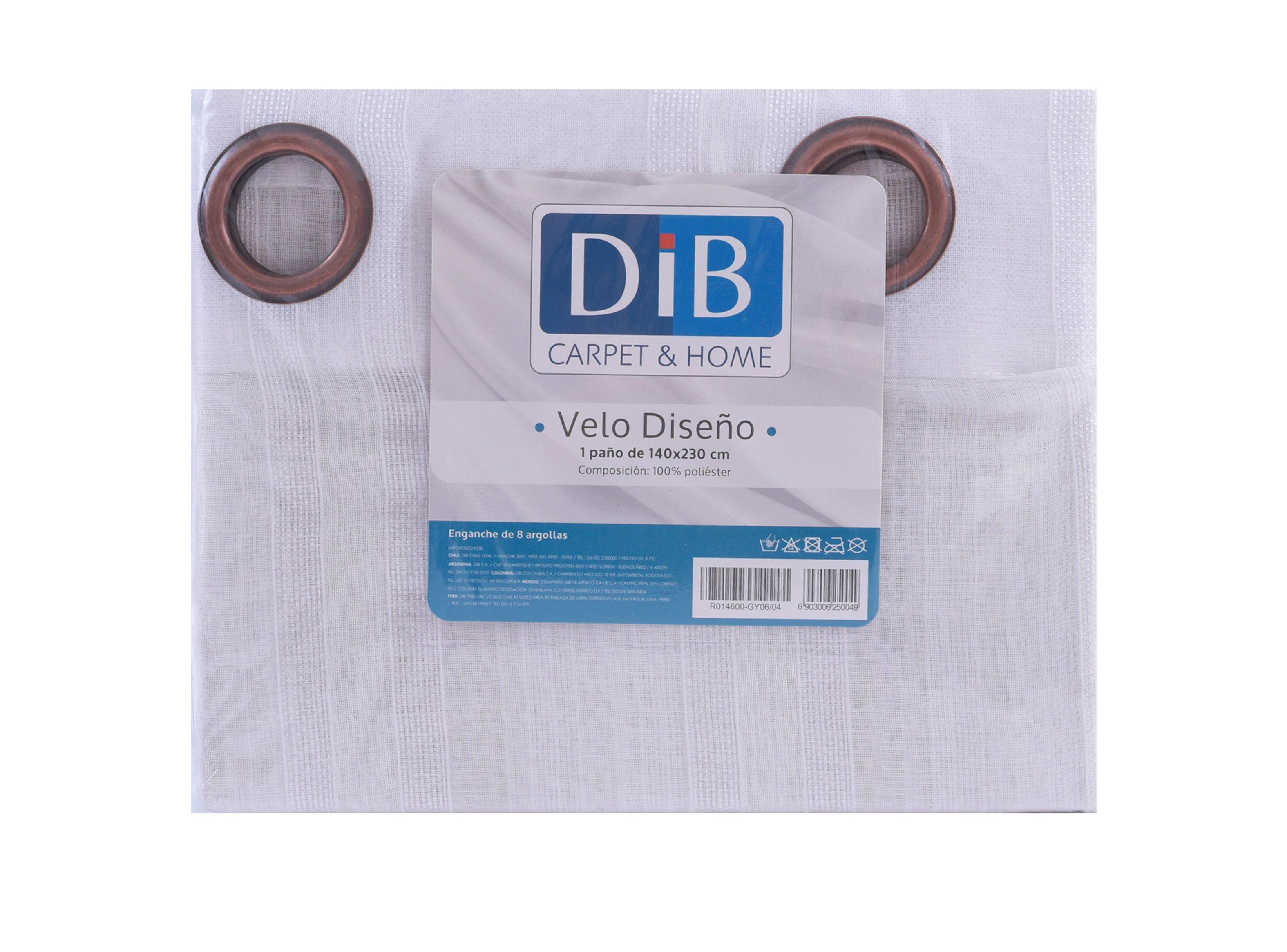 Cortina Velo Diseño 1 Blanco 140x230 cm-1