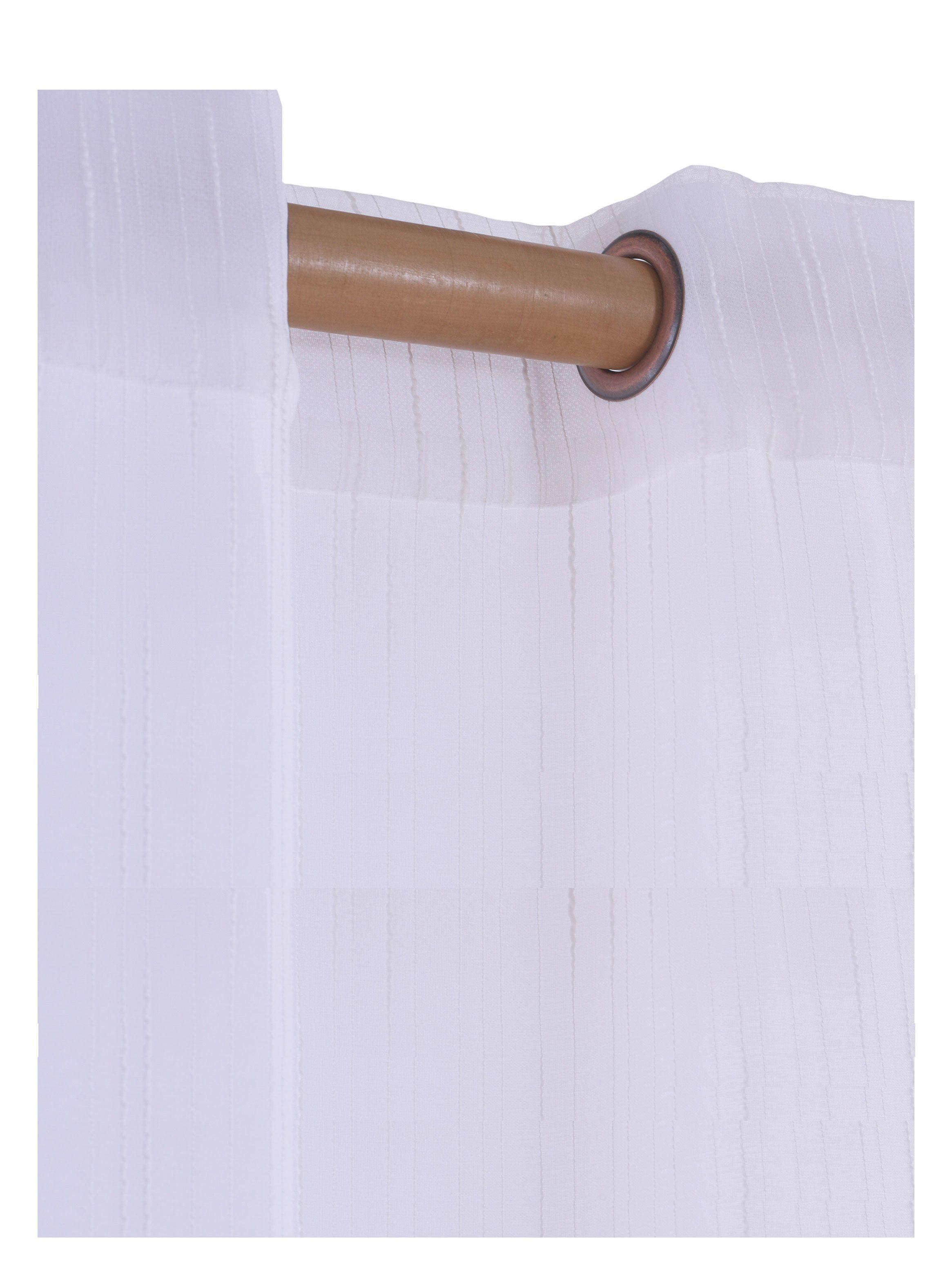 Cortina Velo Diseño 2 Blanco 140 x 230 cm Dib-0