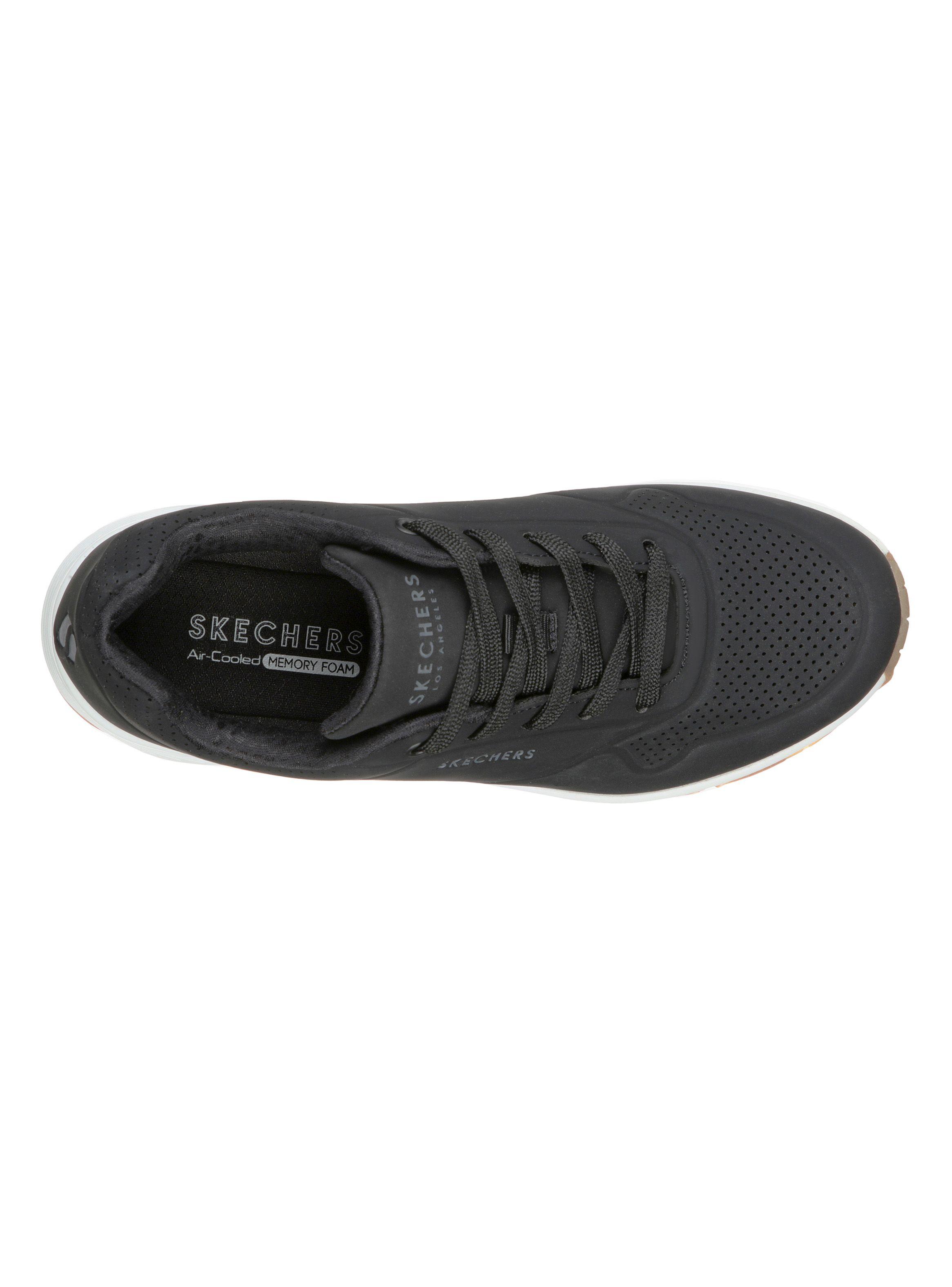 Zapatilla Uno - Stand On Air Negro Mujer-3