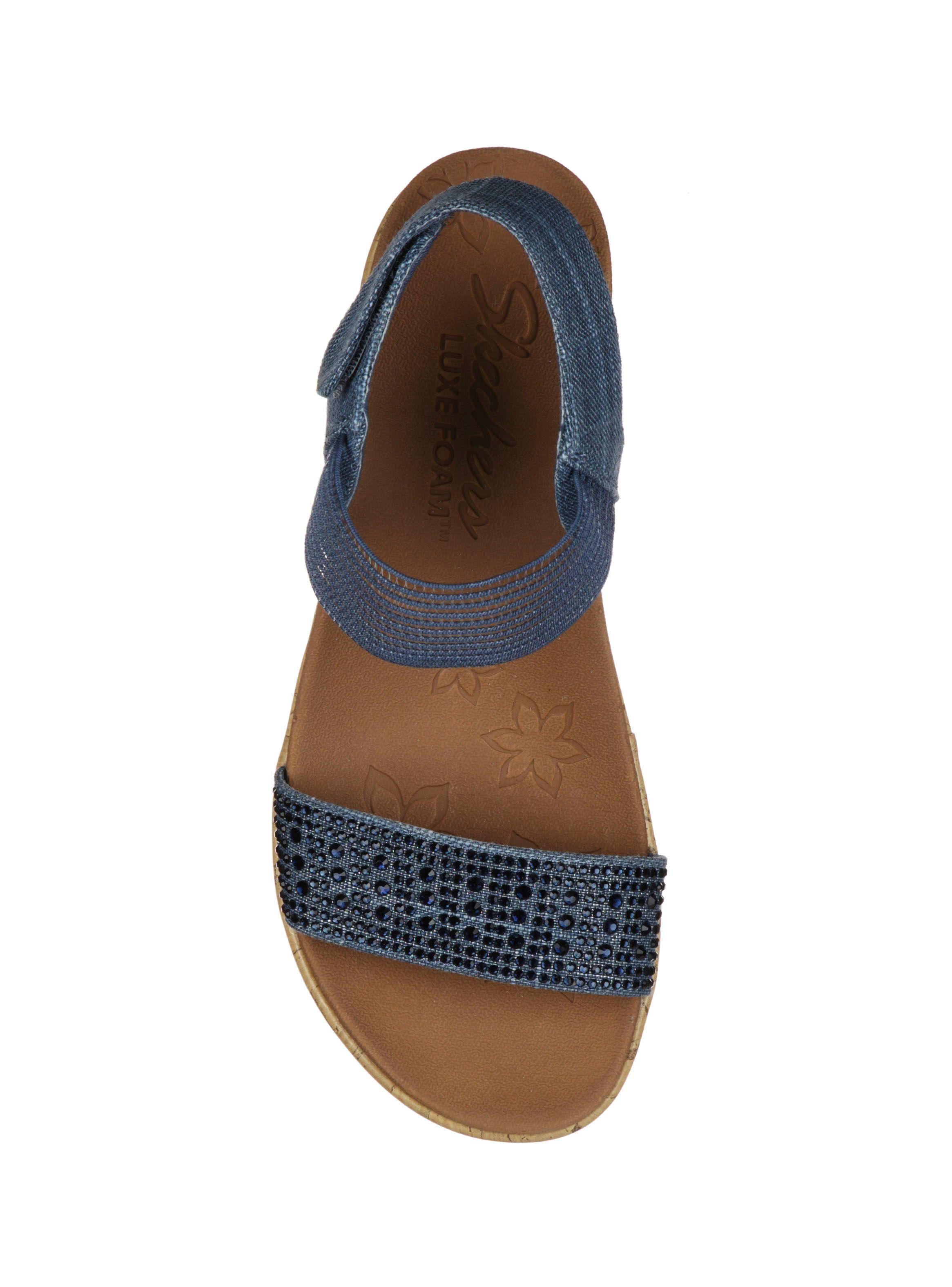 Sandalia Skechers Beverlee - Pretty Chic Azul Mujer-2