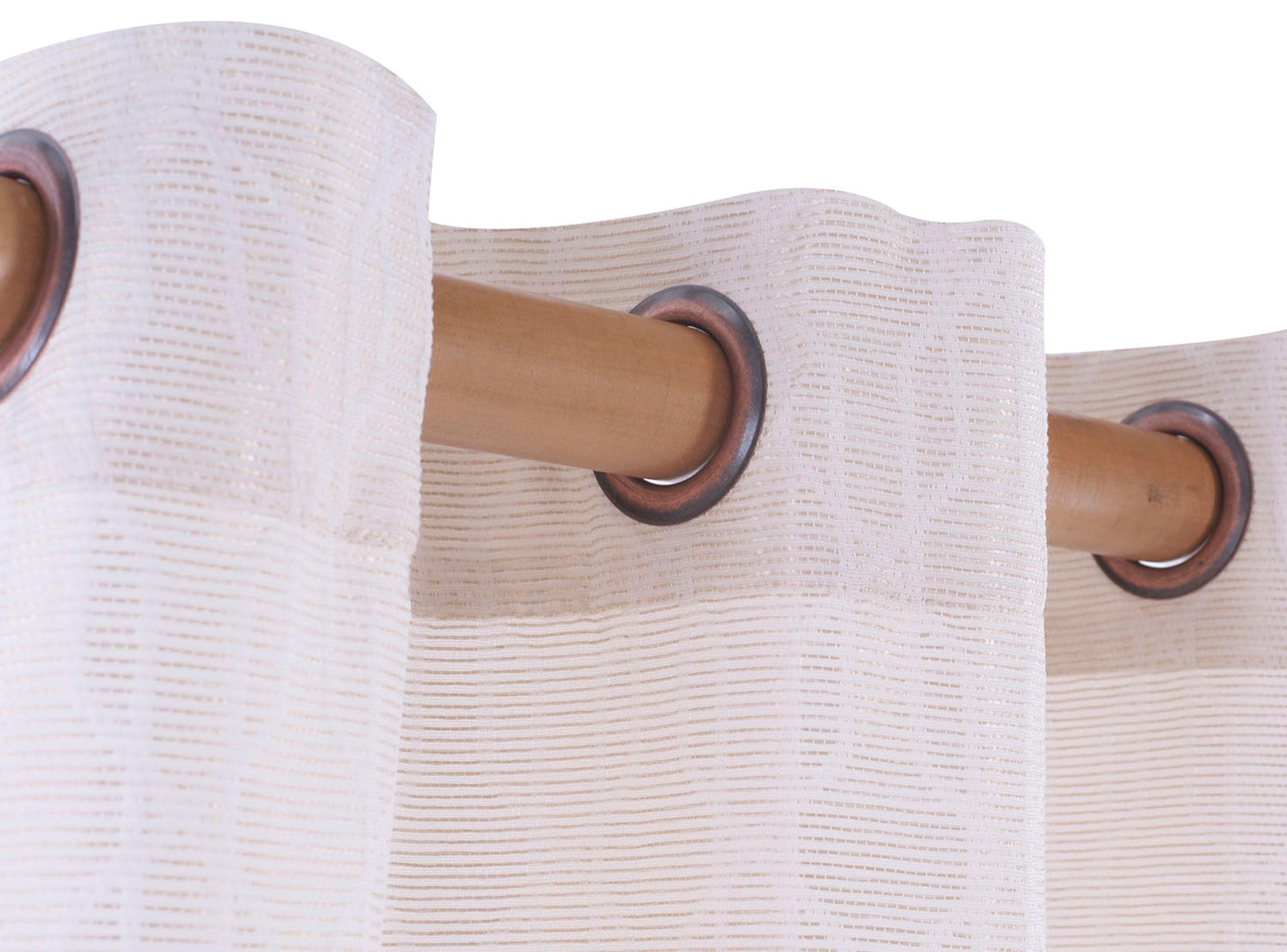 Cortina DIB Jacquard Taupe 140 x 230 cm Dib-2