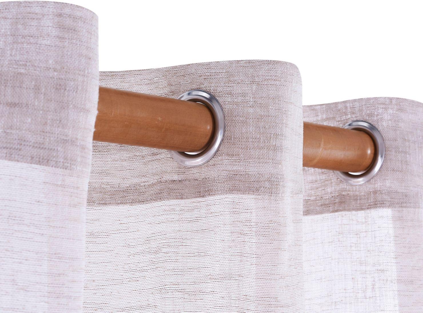 Cortina Velo Copenhague Café Claro 140 x 240 cm Dib-2