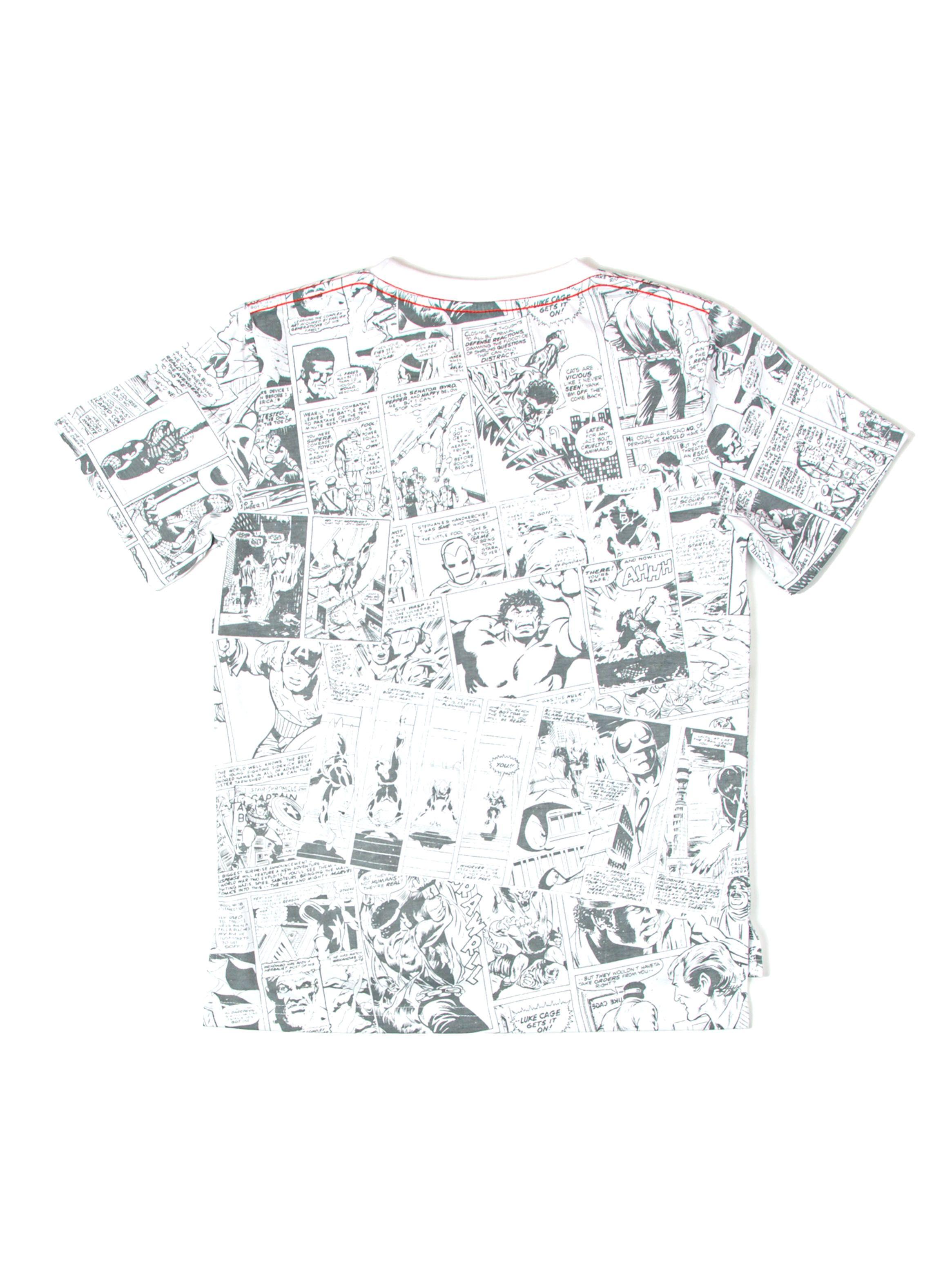 Polera Manga Corta Estampado Figura Comics-1