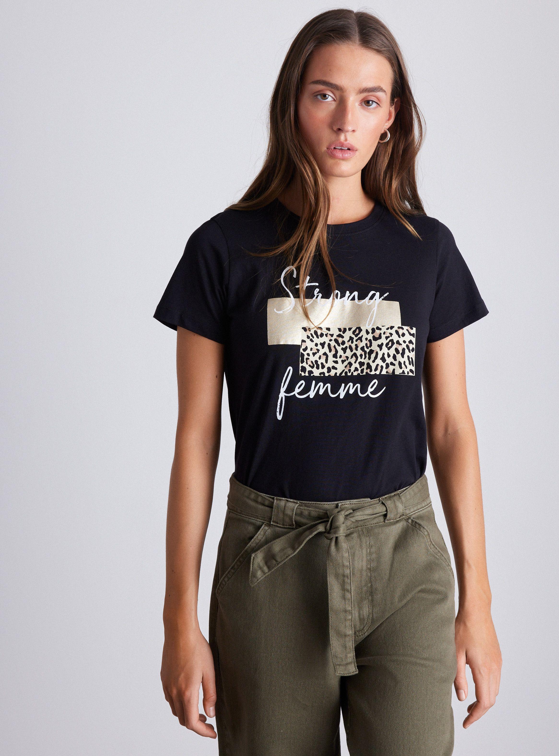 Polera Algodón Estampada-0