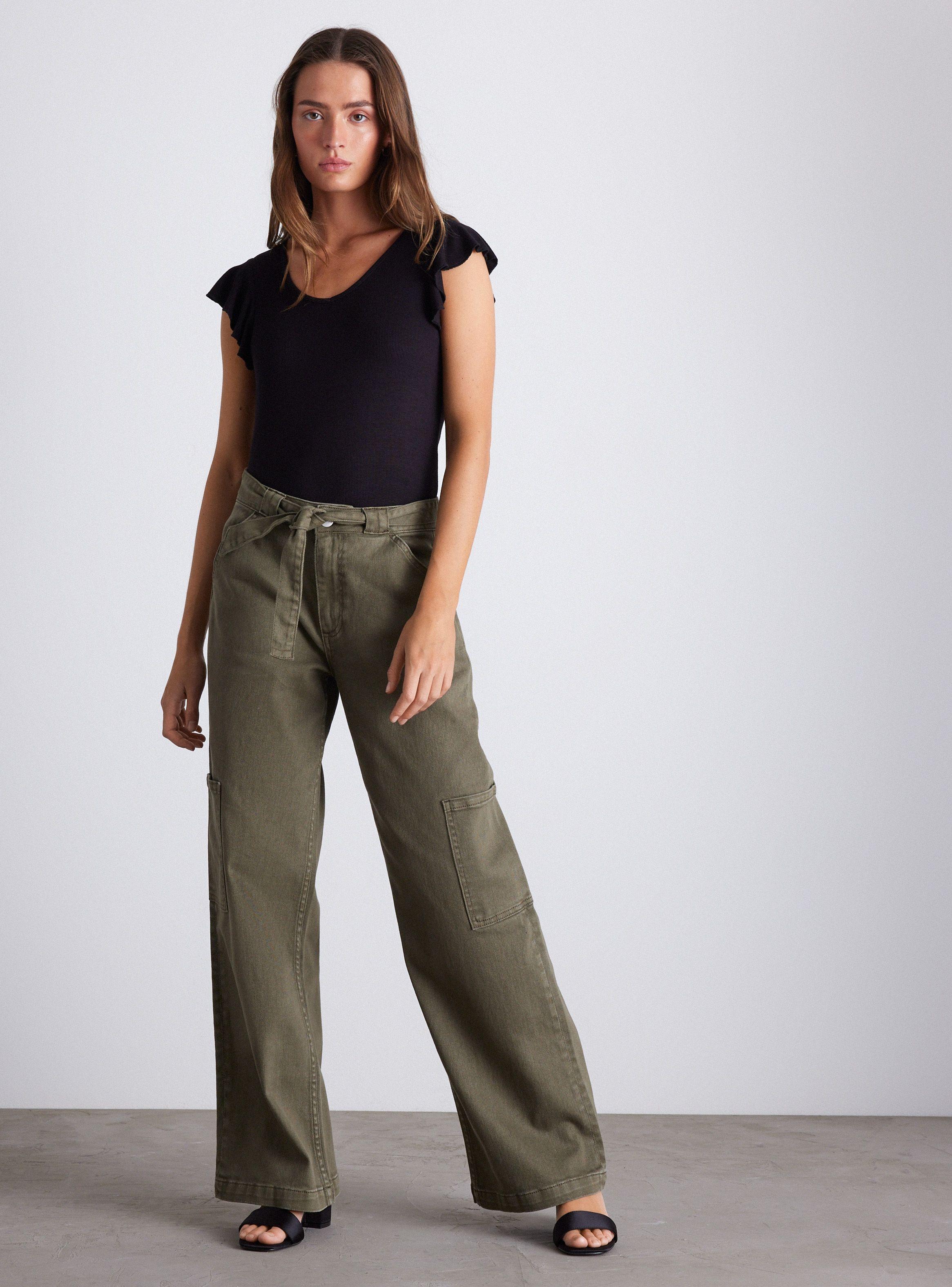 Polera Rib Manga con Vuelos Acanalado-4