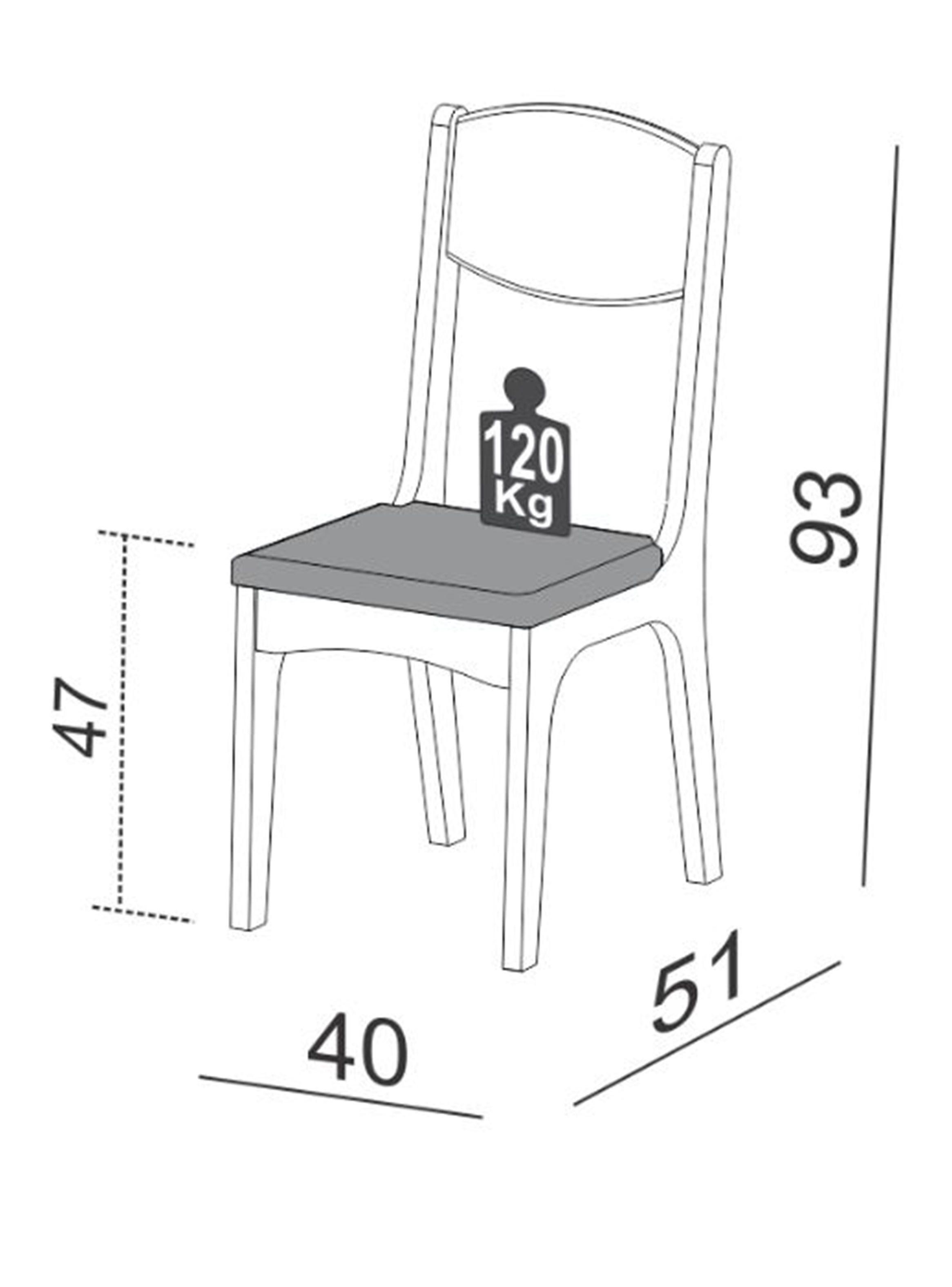 Comedor Plegable TM74 4 Sillas-4