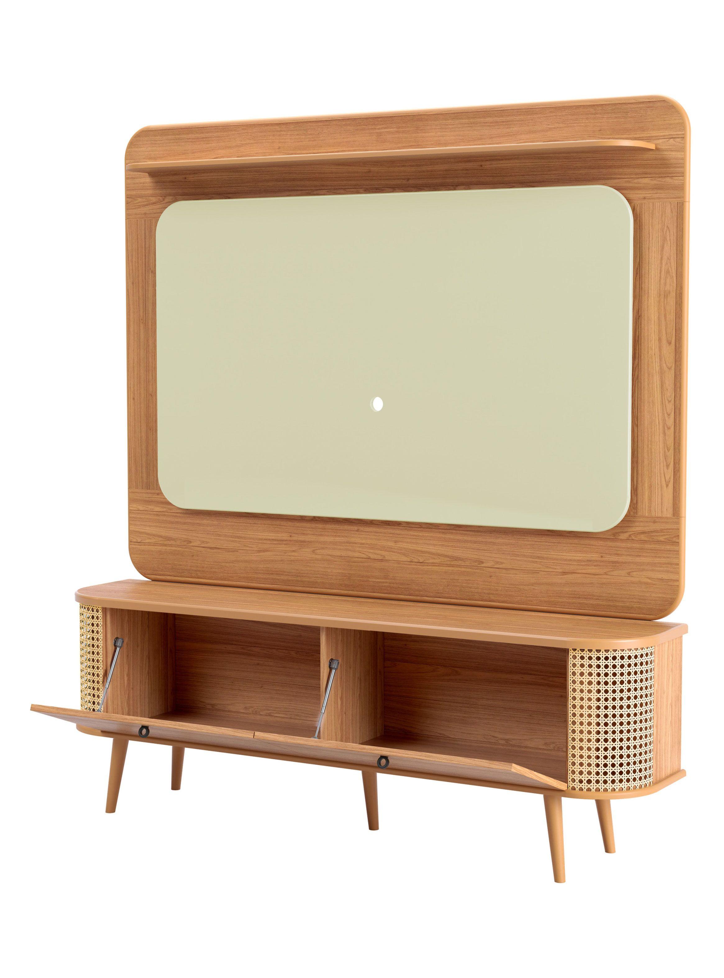 Home TV 60" Tb309 Curvo Ratán 2 Puertas-4