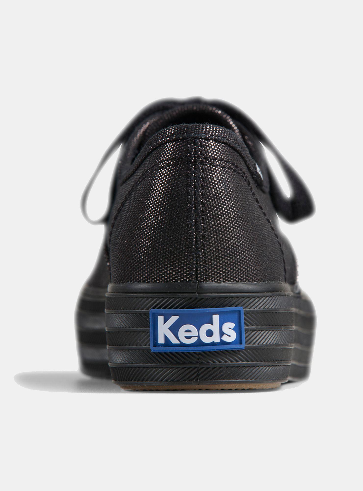 Zapatilla Keds Triple Metalli Black Urbana Mujer-2