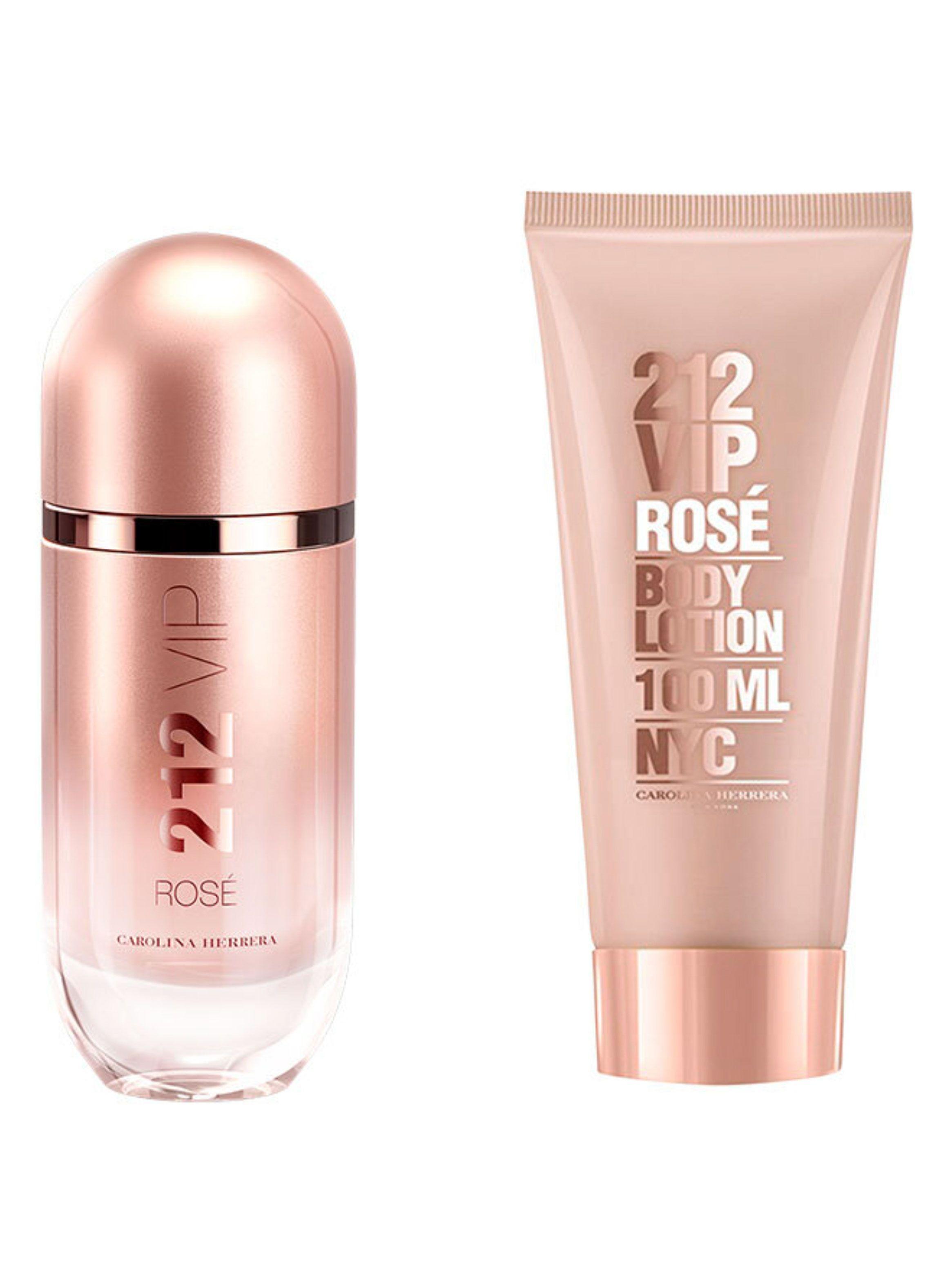 Set Perfume Carolina Herrera 212 Vip Rosé EDP Mujer 80 ml + Body Lotion 100 ml-0
