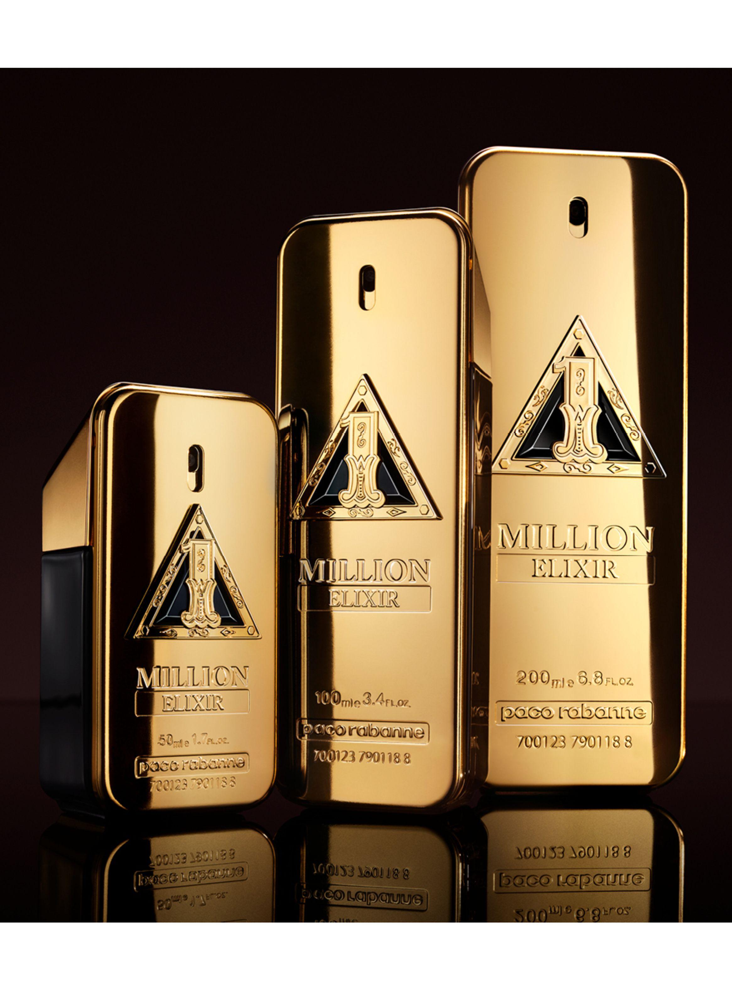Set Perfume Paco Rabanne 1 Million Elixir EDP Hombre 100 ml + Desodorante 150 ml + Megaspritzer 10 ml-4