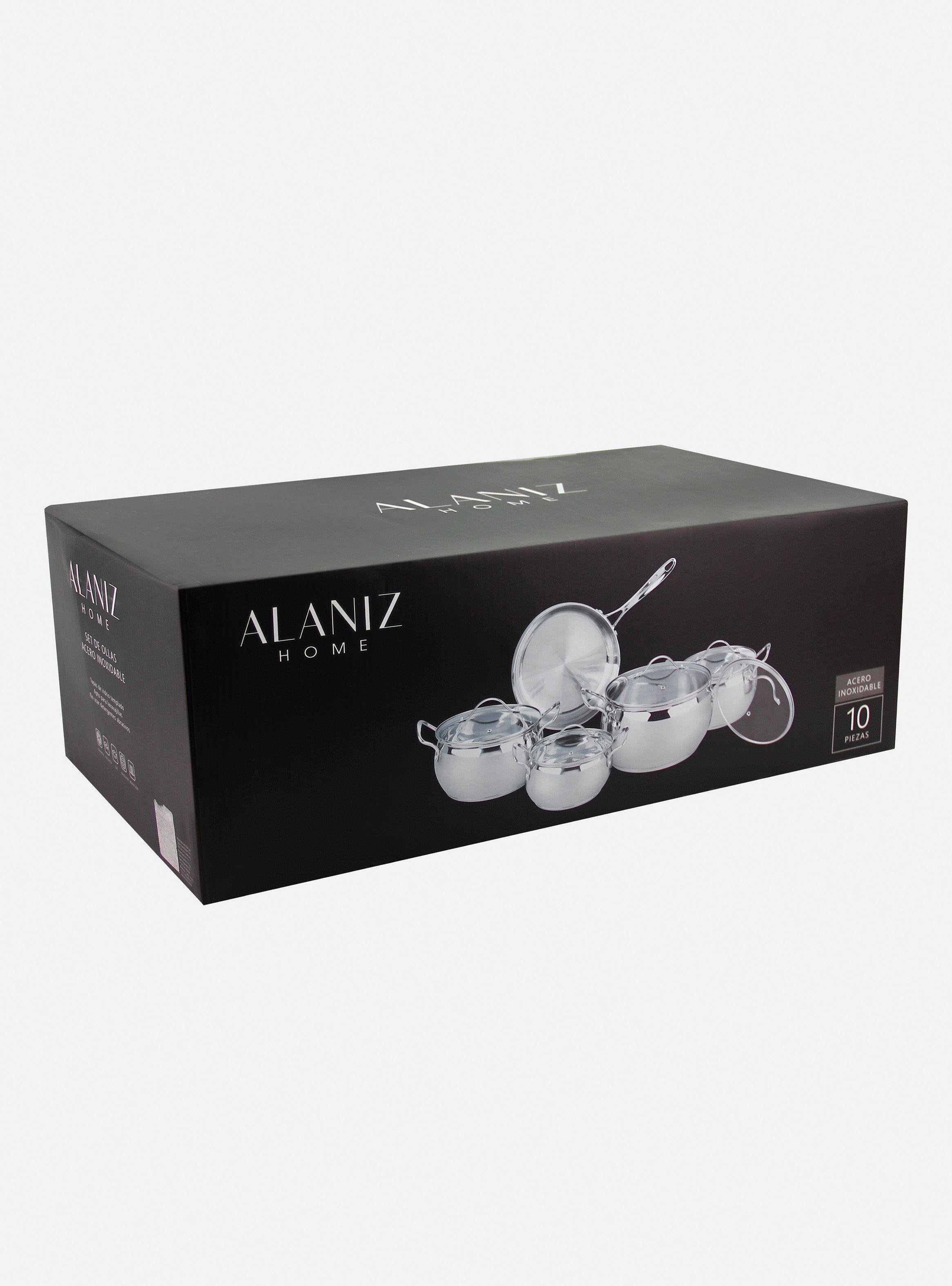 Batería Cocina 10 Piezas Acero-3