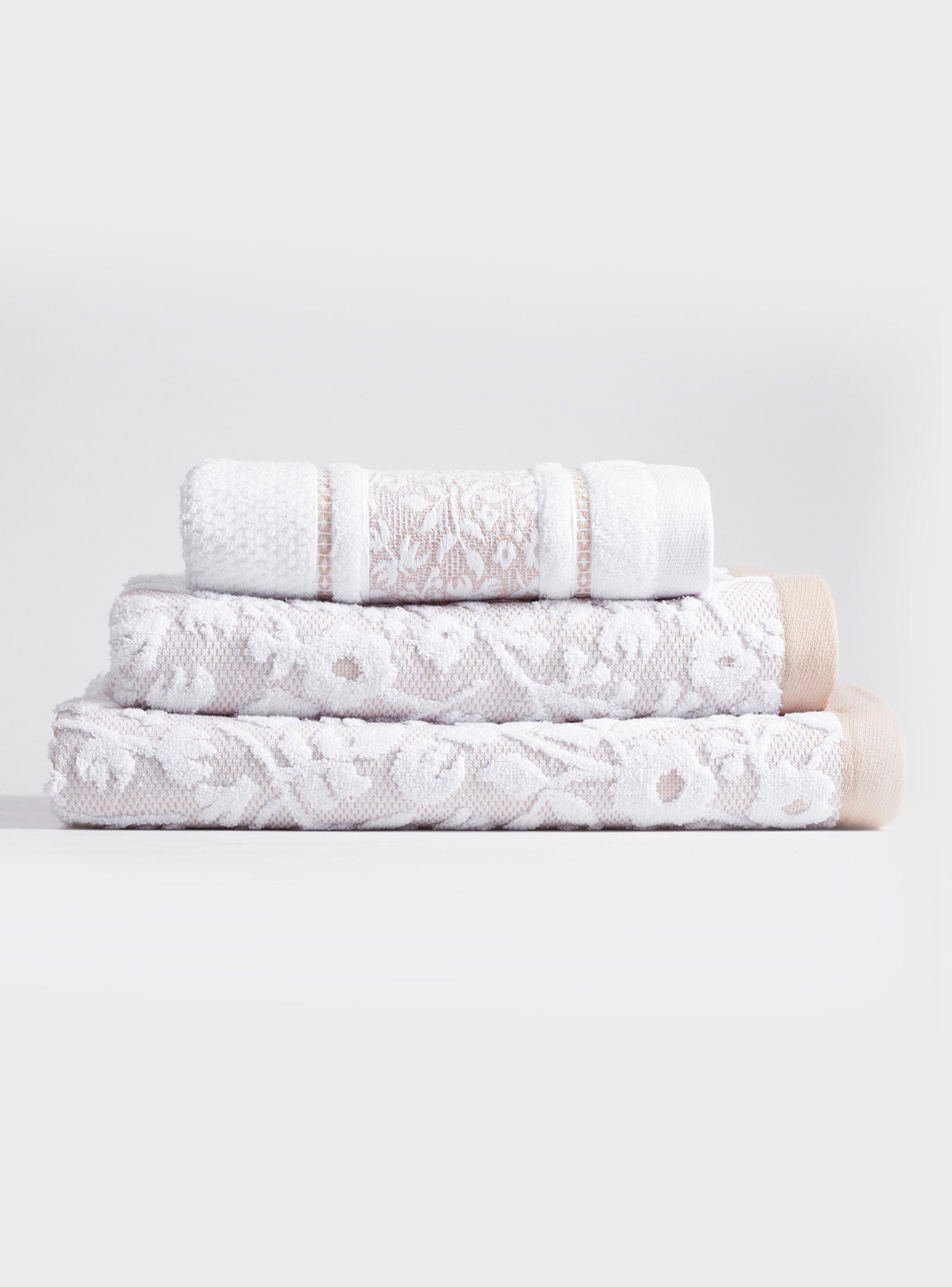 Toalla de Sábana 100x150 cm Mati 500 g Beige-1