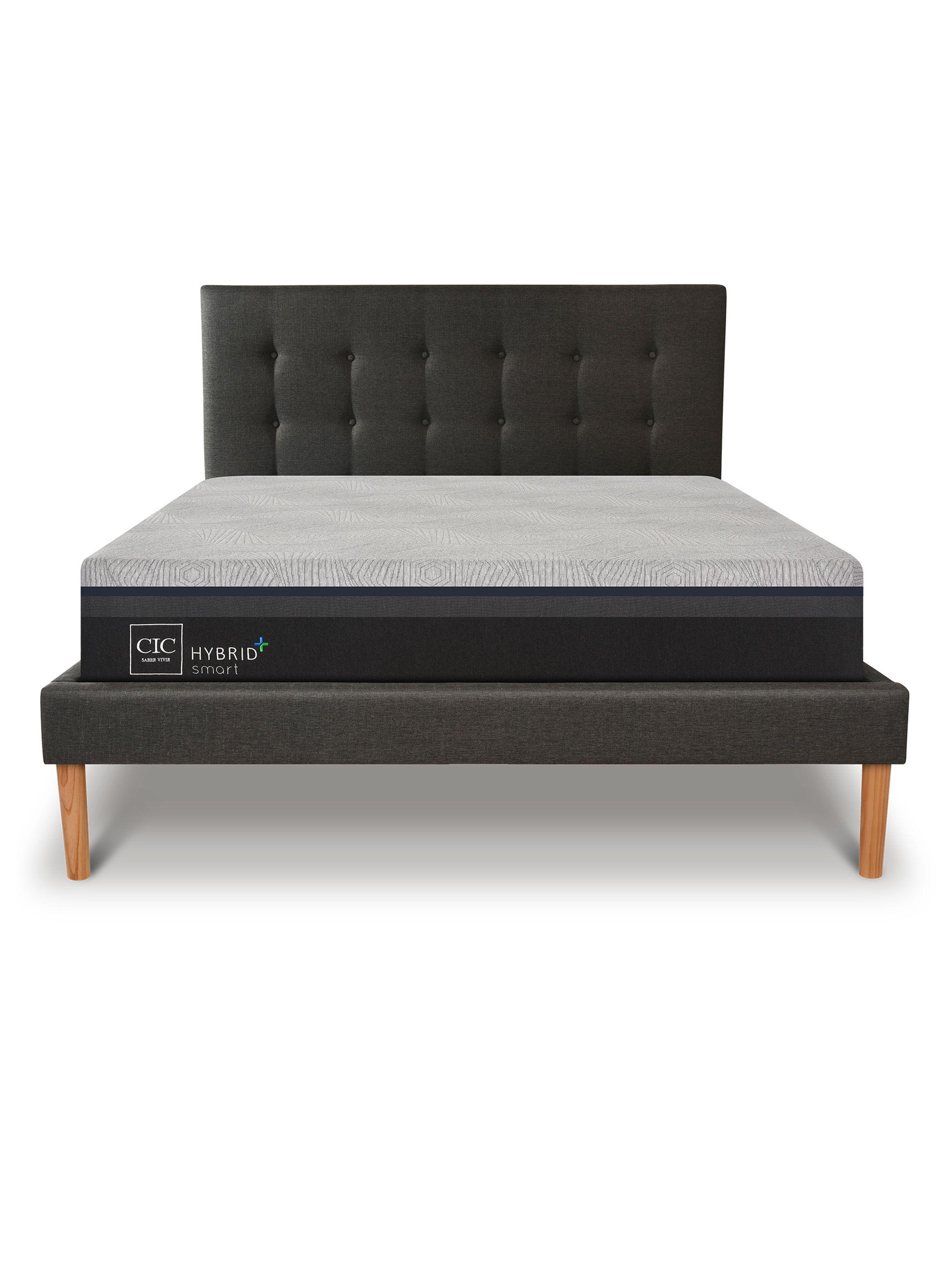 Cama Europea Hybrid Plus Infinity King con Respaldo-2