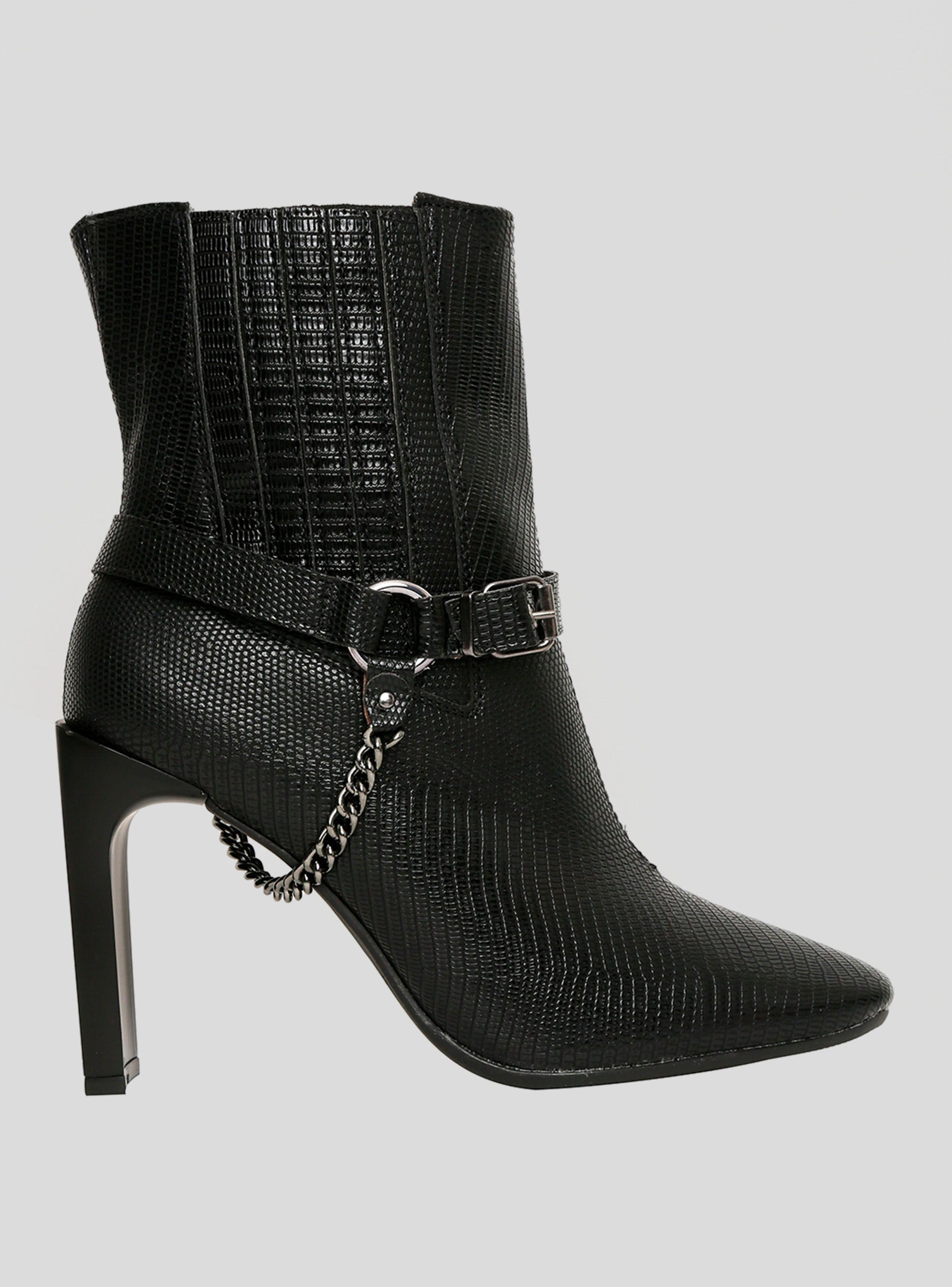 Bota Unique Bucanera Aim High Camel Cadena Negro-0