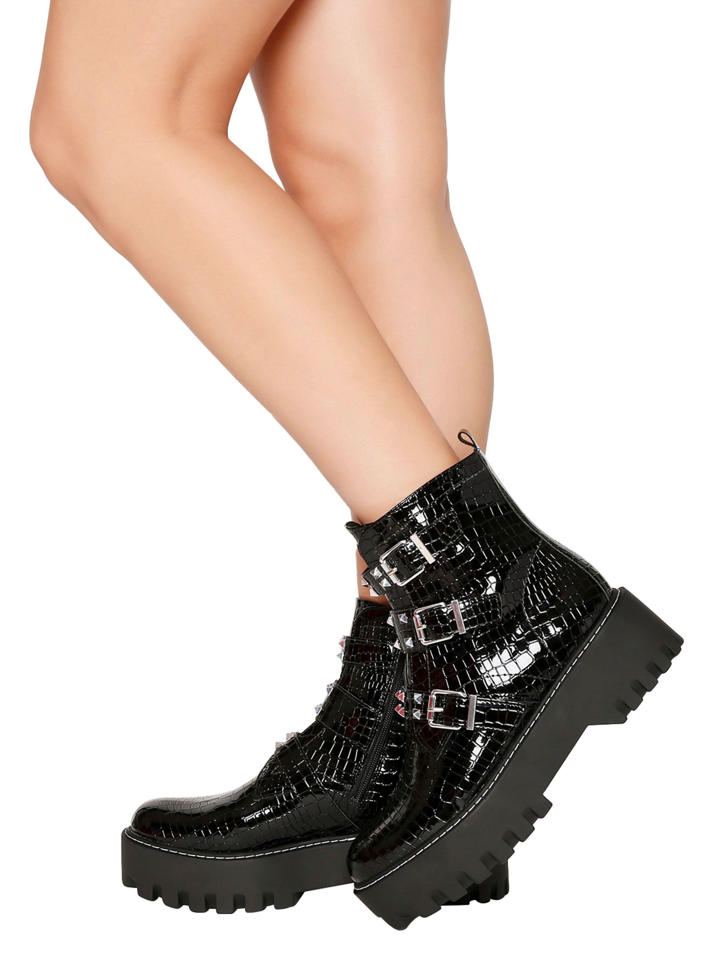 Botín Unique Cool Babe Negro Mujer-3