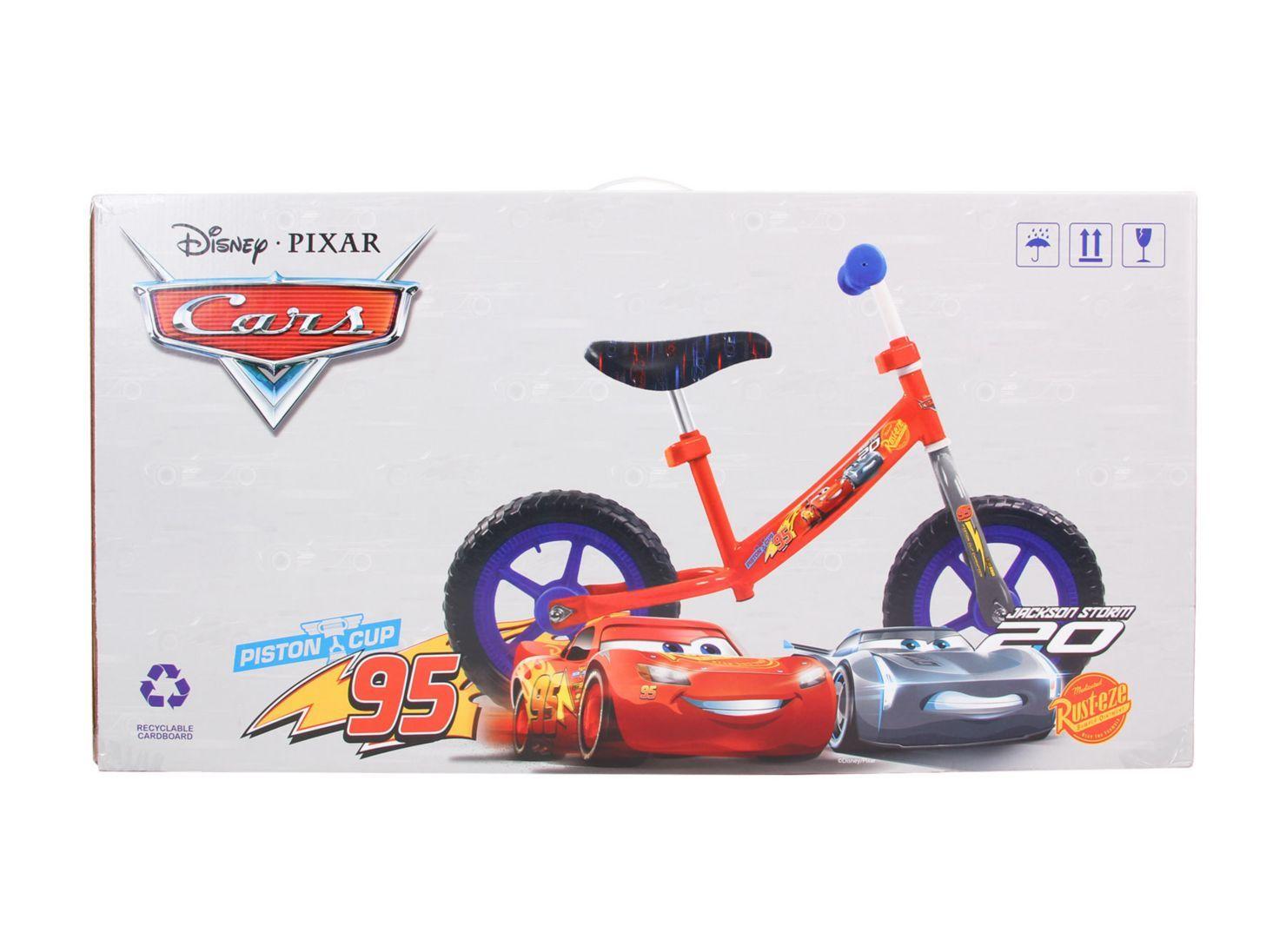 Bicicleta de Aprendizaje Disney Infantil Aro 12" Cars Balance Rojo-3