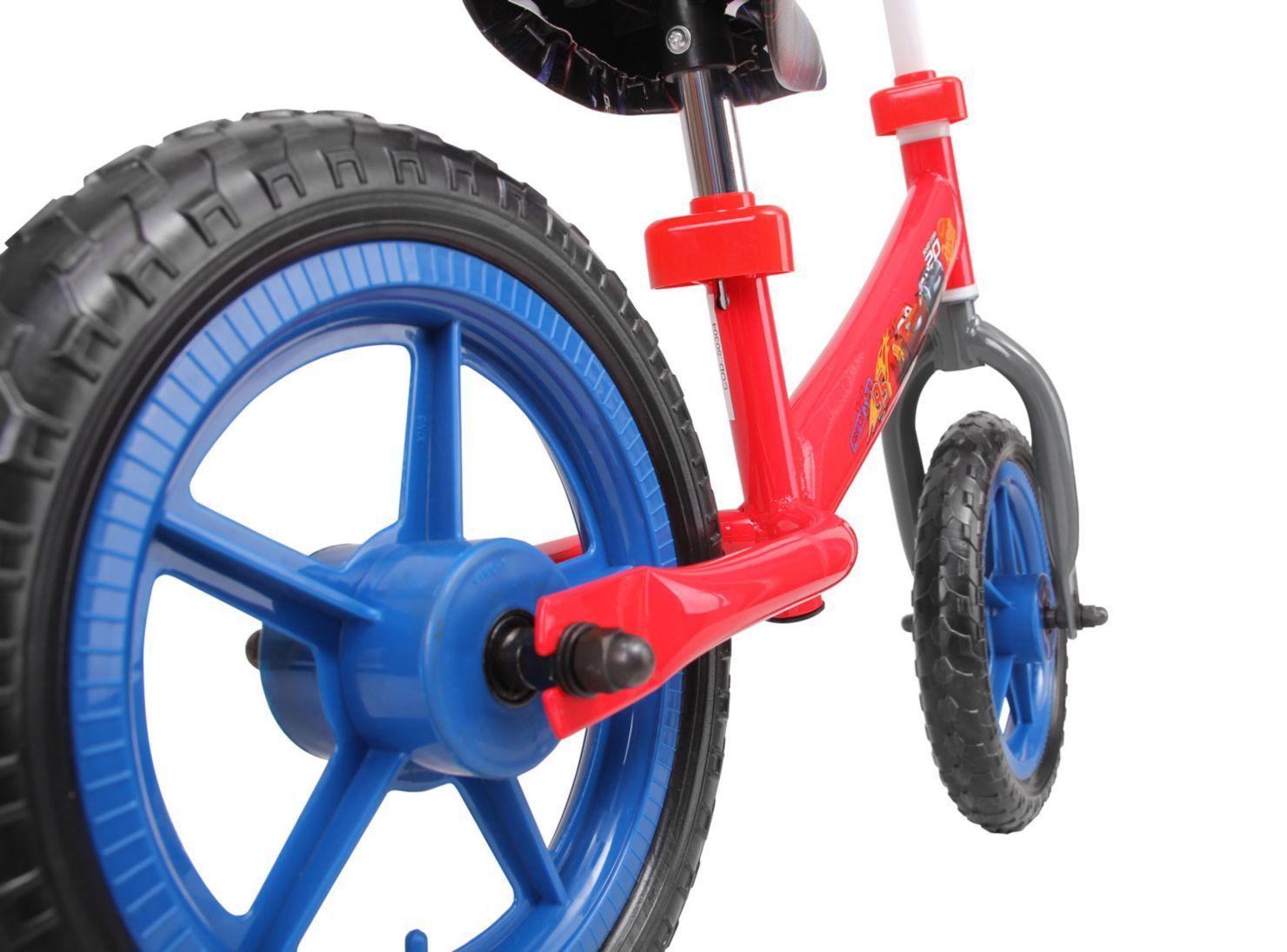Bicicleta de Aprendizaje Disney Infantil Aro 12" Cars Balance Rojo-4
