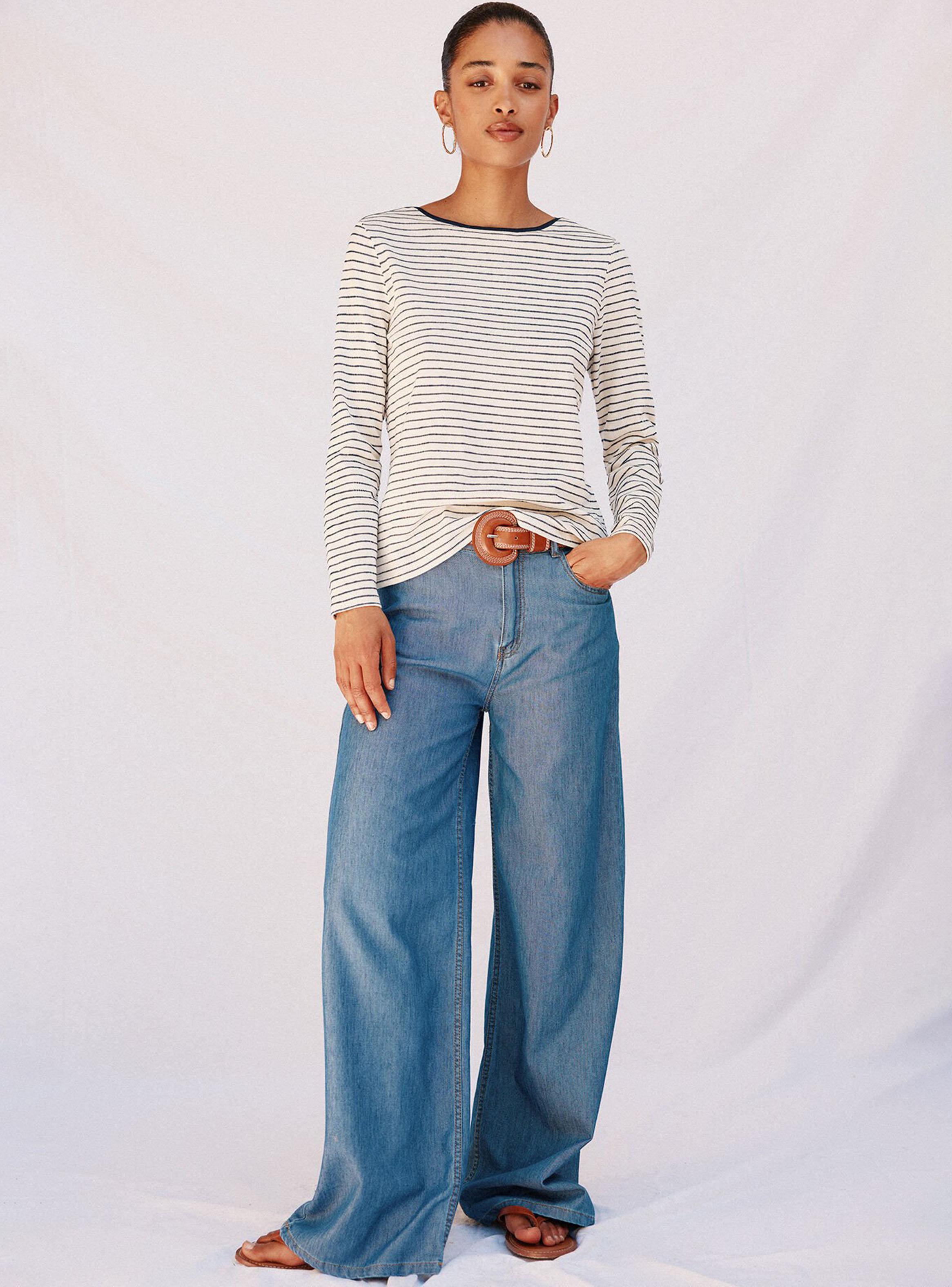 Polera Cuello Barco Rayas-4