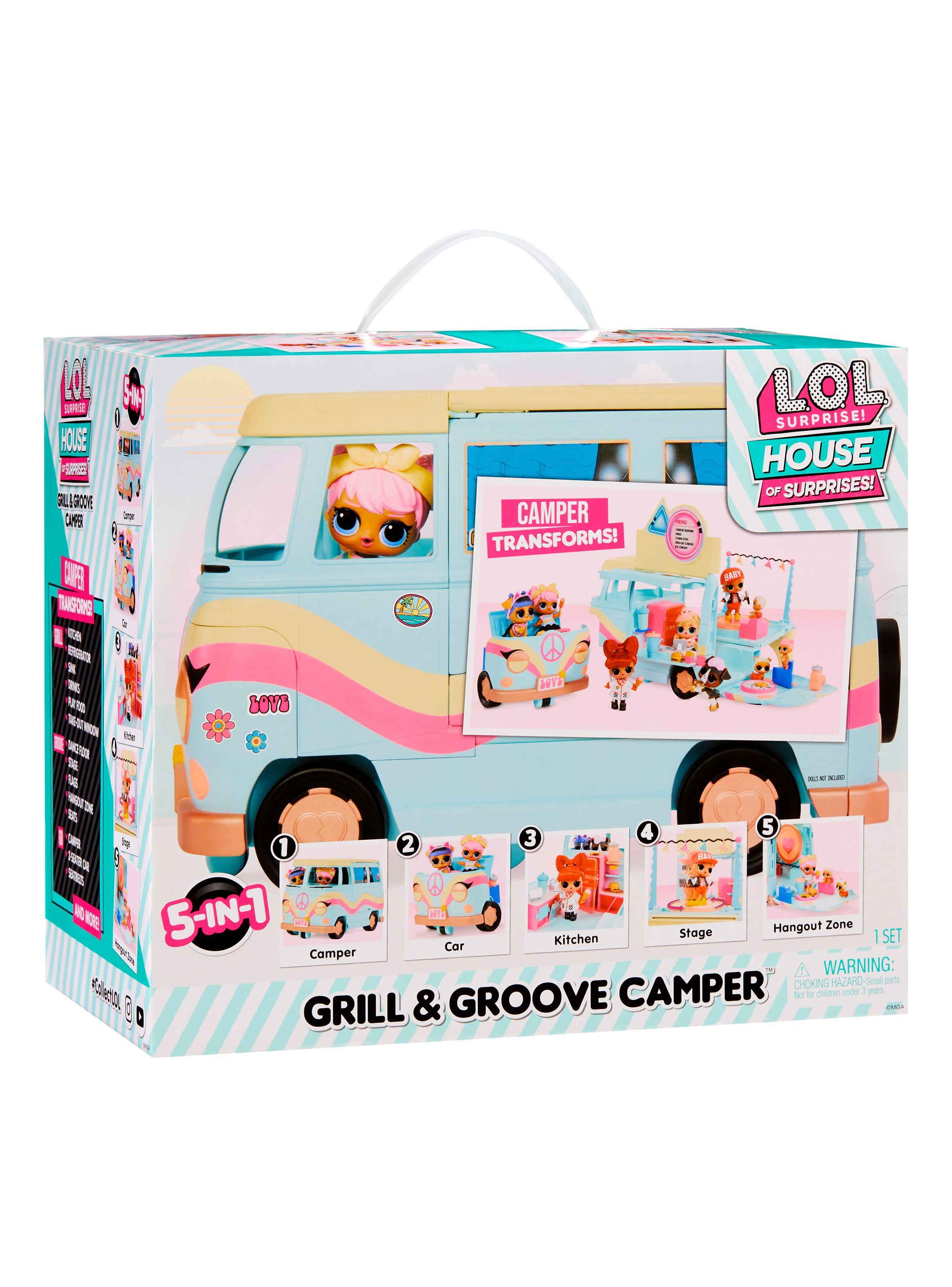 Muñeca L.O.L. Surprise Grill & Groove Camper-9