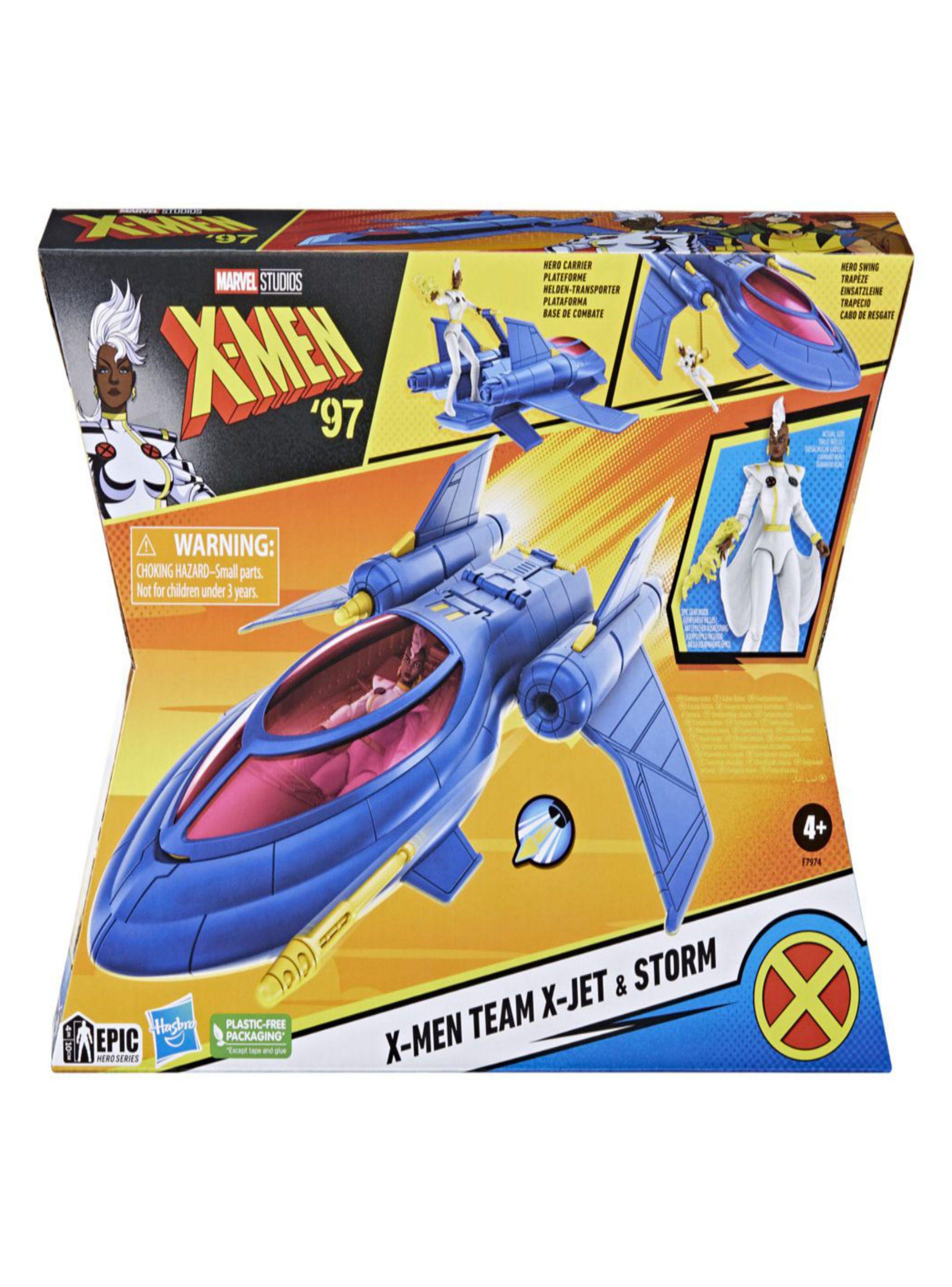 Figura de Acción X-Jet del Equipo X-Men y Storm-4