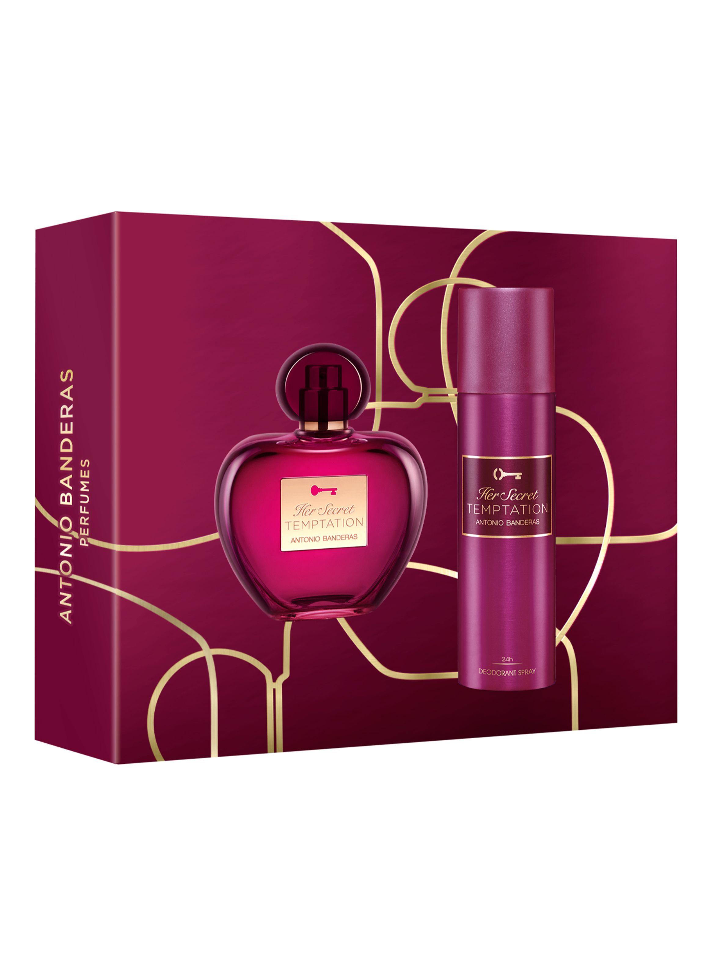 Set Perfume Her Secret Temptation EDT Mujer 80 ml + Desodorante 150 ml-0