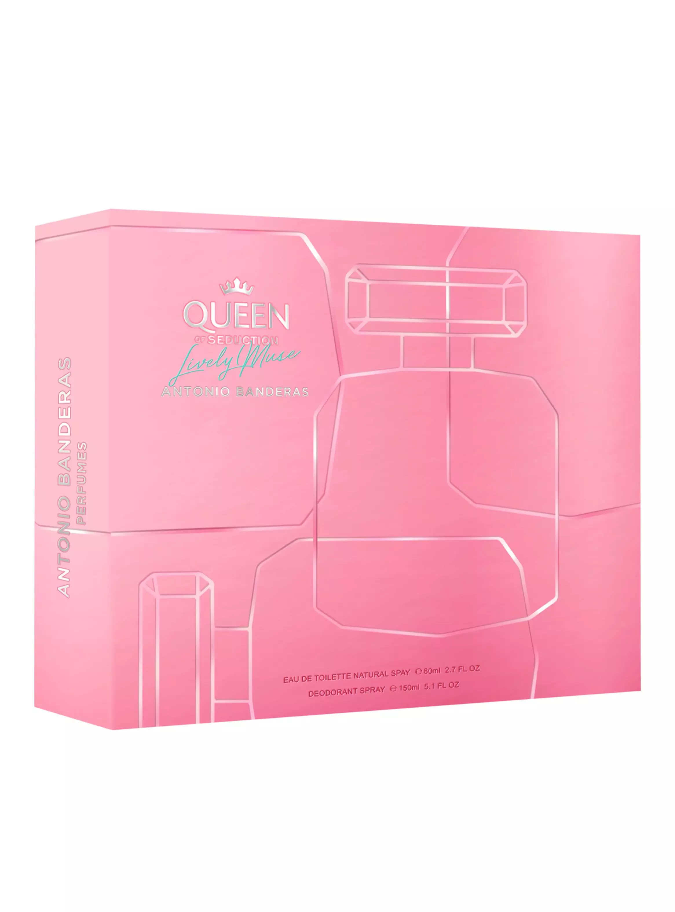 Set Perfume Queen Of Seduction Lively Muse EDT Mujer 80 ml + Desodorante 150 ml-1