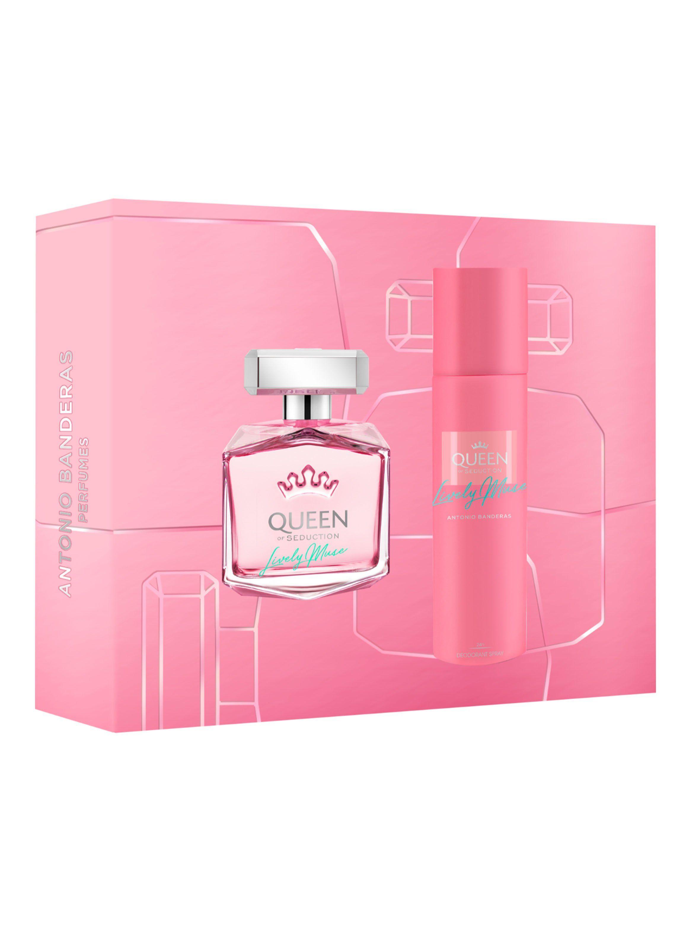 Set Perfume Queen Of Seduction Lively Muse EDT Mujer 80 ml + Desodorante 150 ml-0