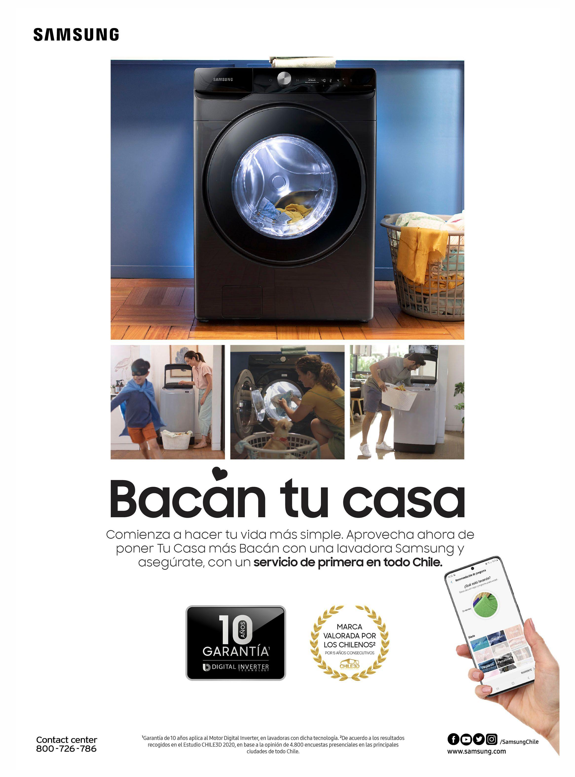 Lavadora Samsung Frontal 10.5 Kg WW10J6410CW1ZS-8