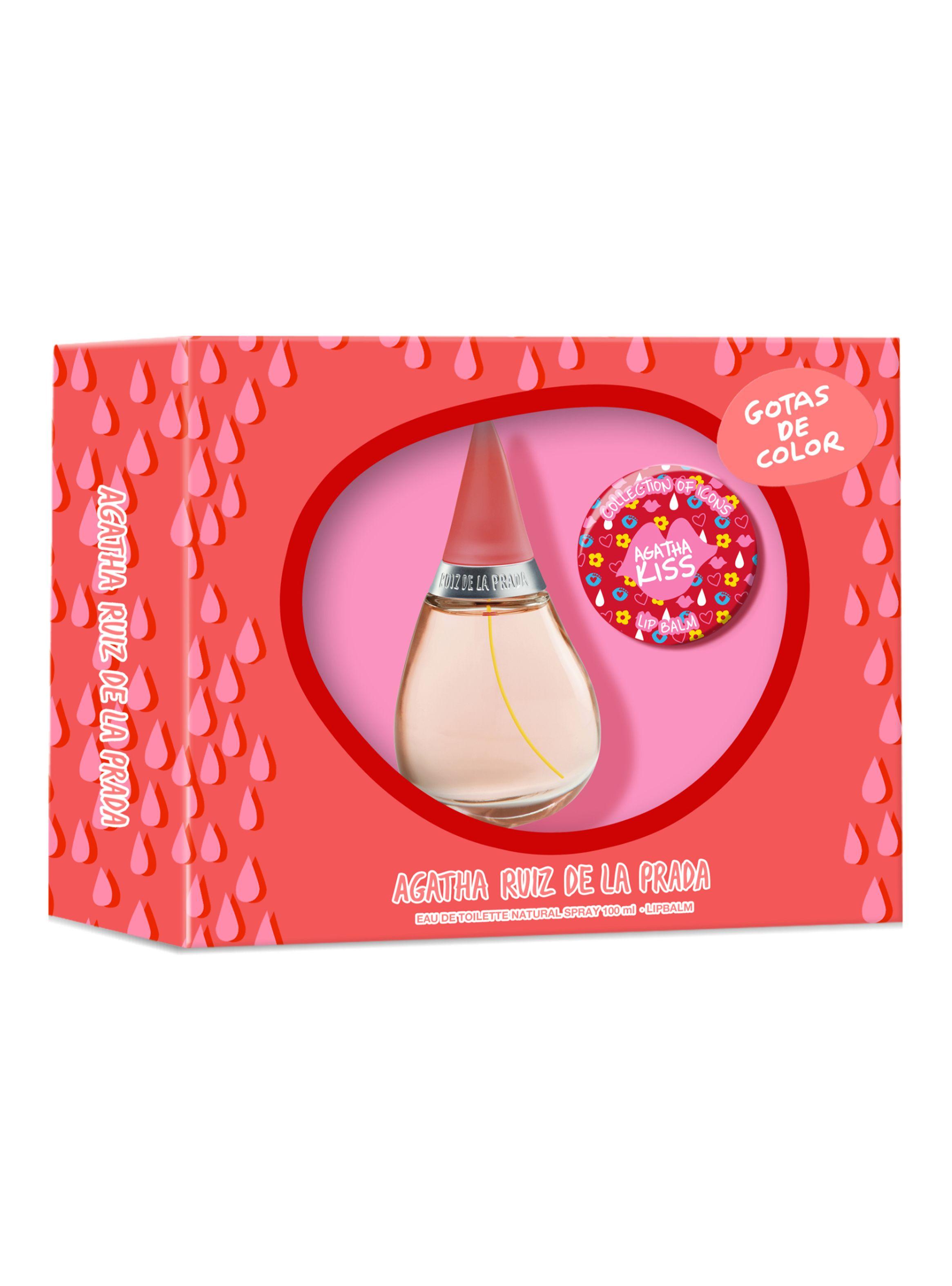 Set Agatha Ruiz de la Prada Gotas de Color EDT Mujer 50 ml + Bálsamo Labial-1