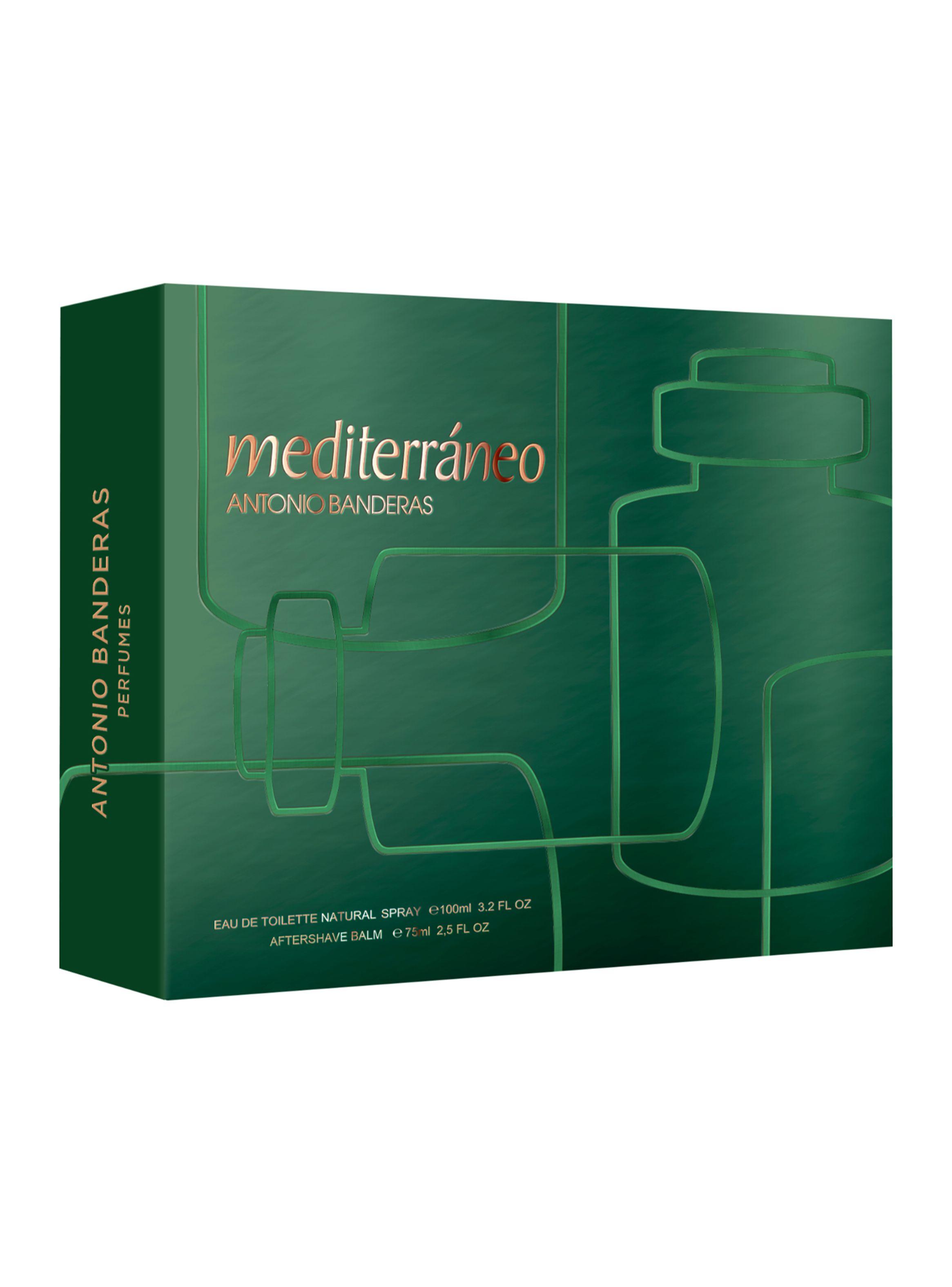 Set Perfume Mediterráneo EDT Hombre 50 ml+ After Shave 75 ml-1