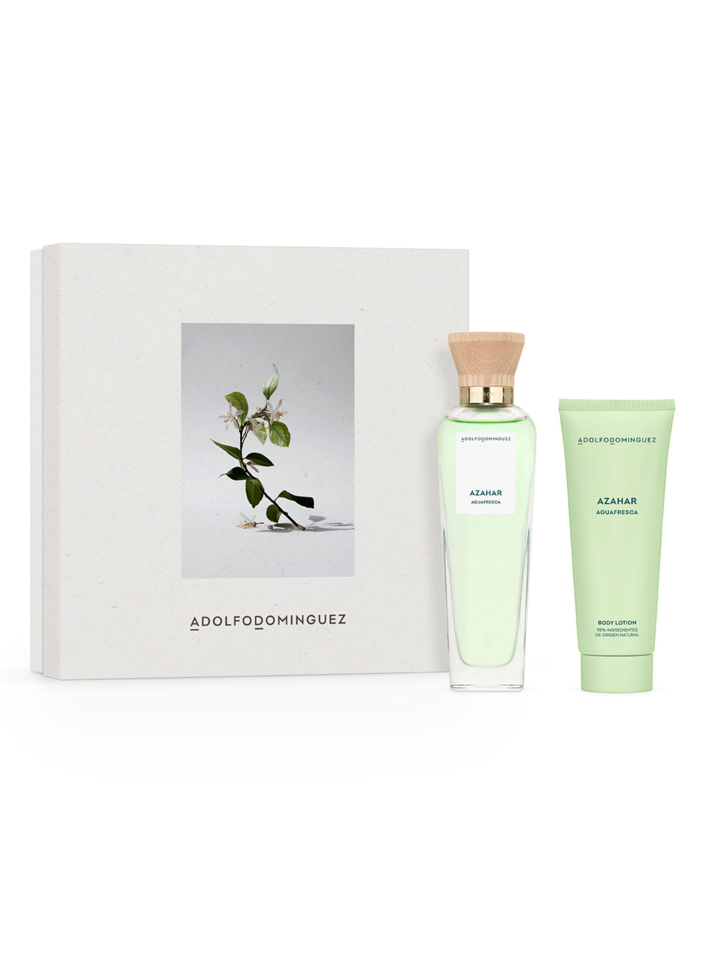 Set Perfume Adolfo Domínguez Agua Fresca de Azahar EDT Mujer 120 ml + Body Lotion 75 ml-1