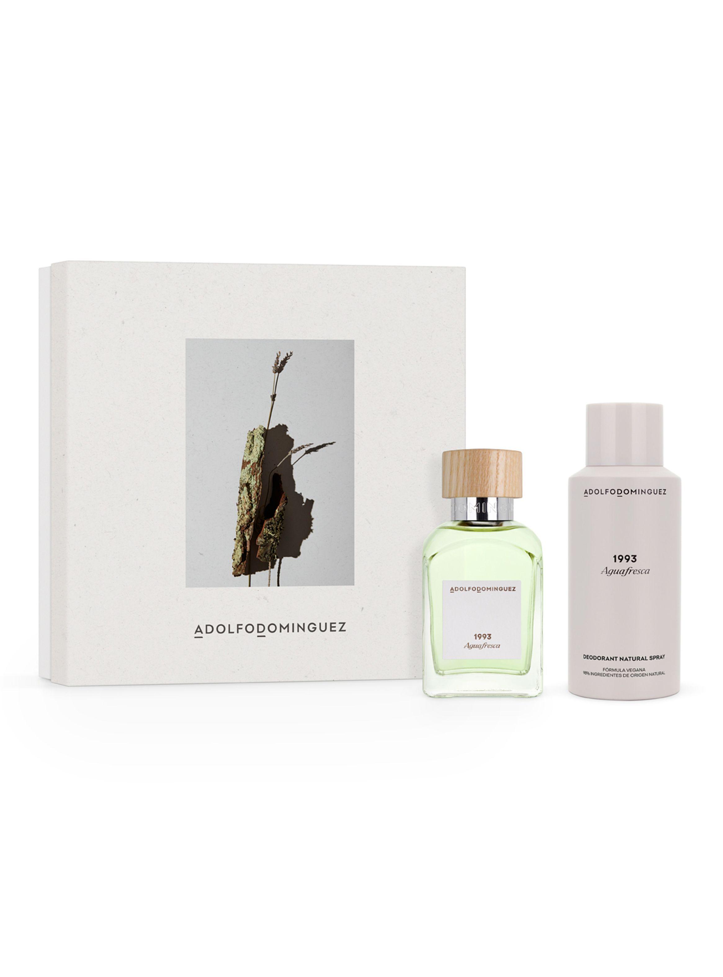 Set Perfume Adolfo Domínguez Agua Fresca 1993 EDT Hombre 120 ml + Desodorante 150 ml-1