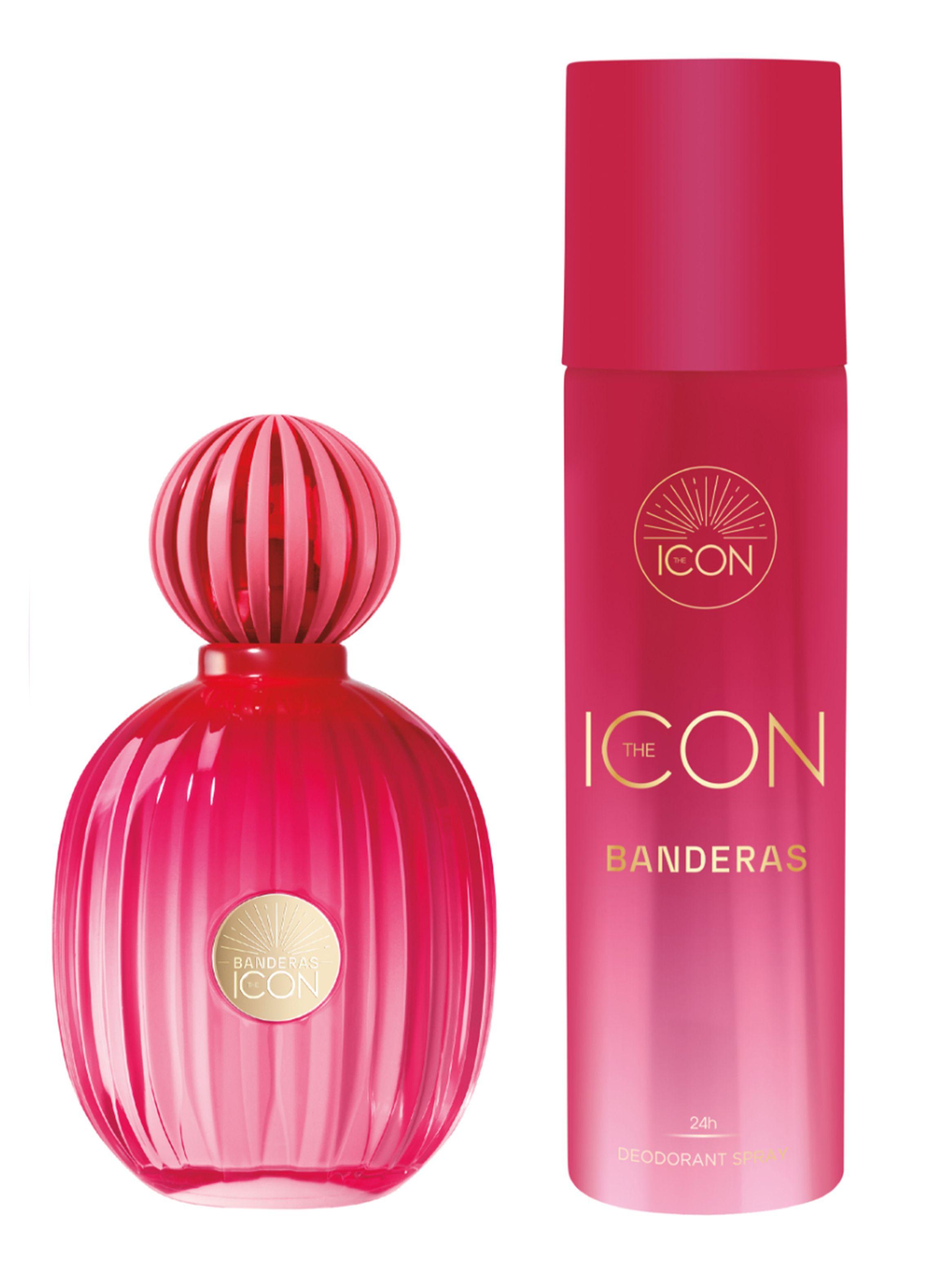 Set Perfume Antonio Banderas The Icon Femenino EDP 100 ml + Desodorante 150 ml-0