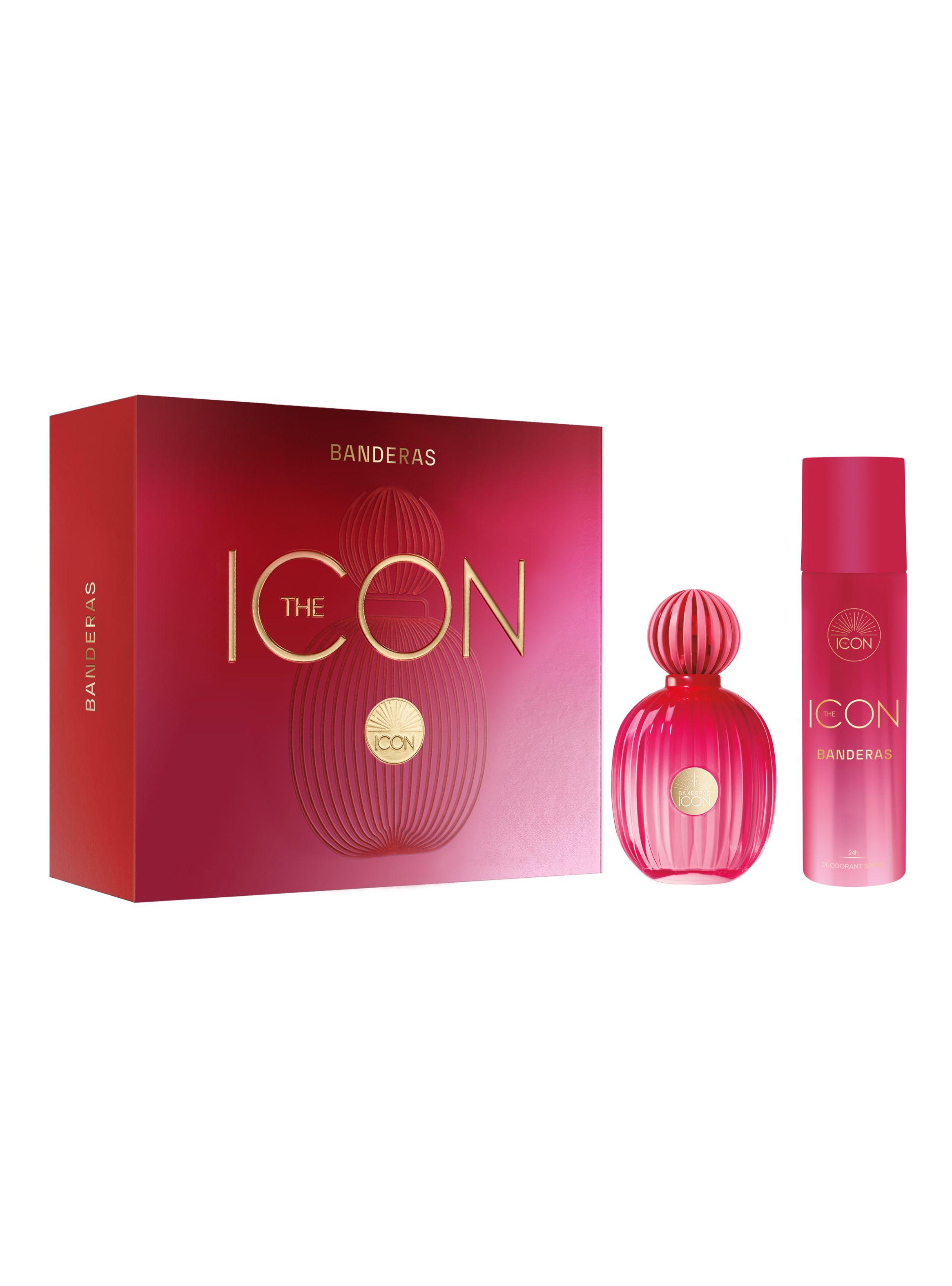Set Perfume Antonio Banderas The Icon Femenino EDP 100 ml + Desodorante 150 ml-1