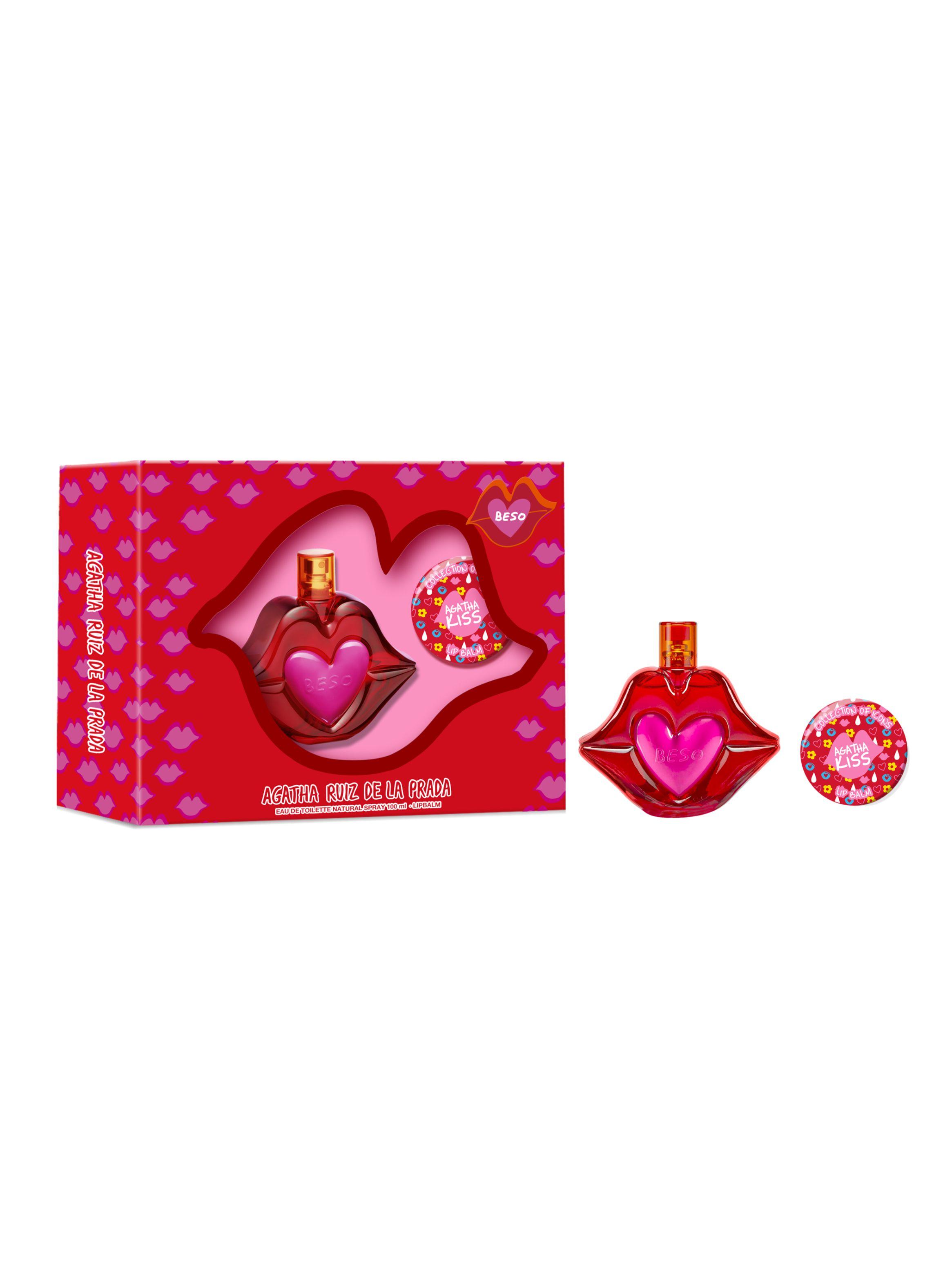 Set Agatha Ruiz de la Prada Beso EDT Mujer 50 ml + Bálsamo Labial-2