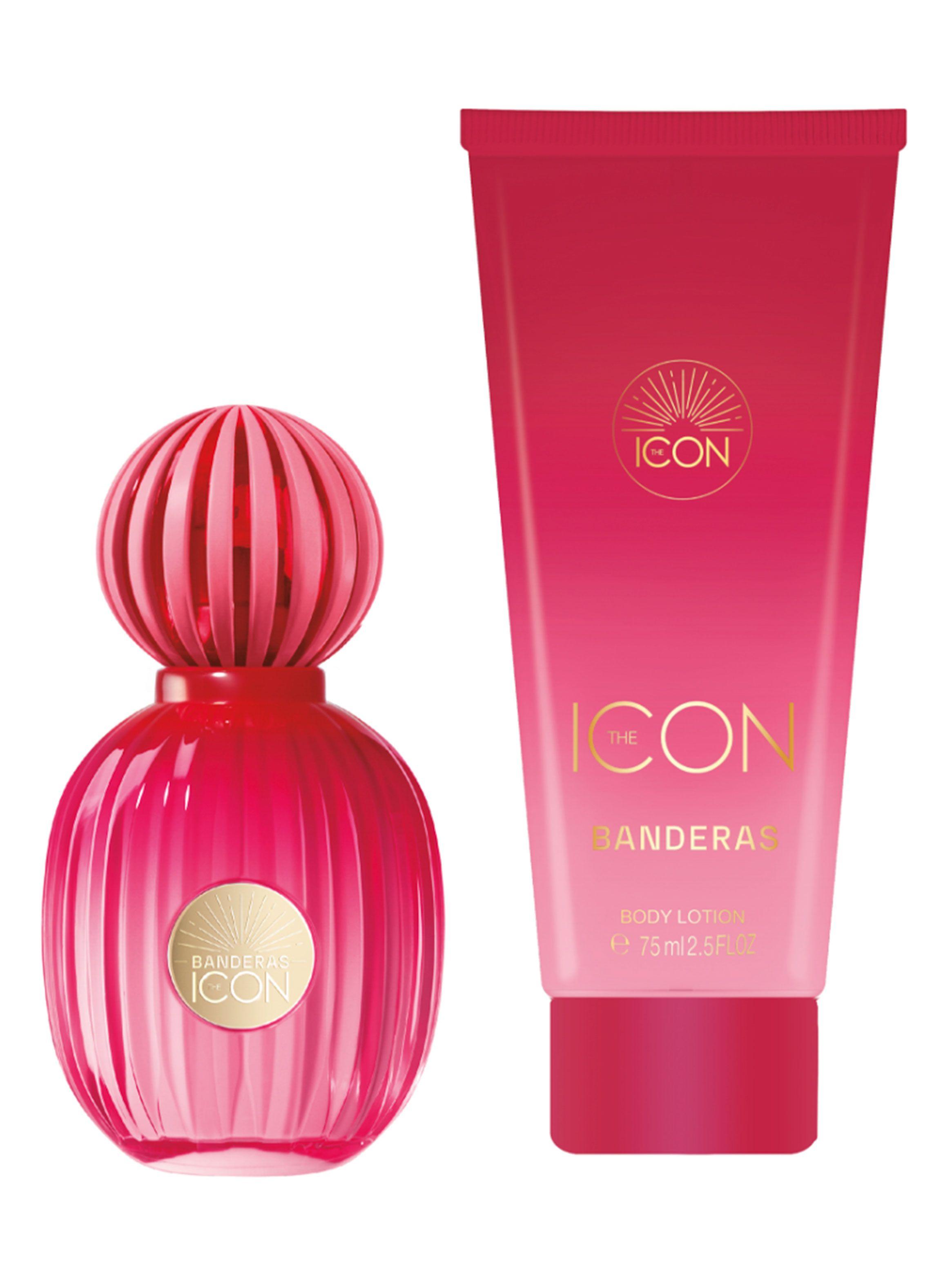Set Perfume  Antonio Banderas The Icon Femenino EDP Mujer 50 ml + Body Lotion 75 ml-0