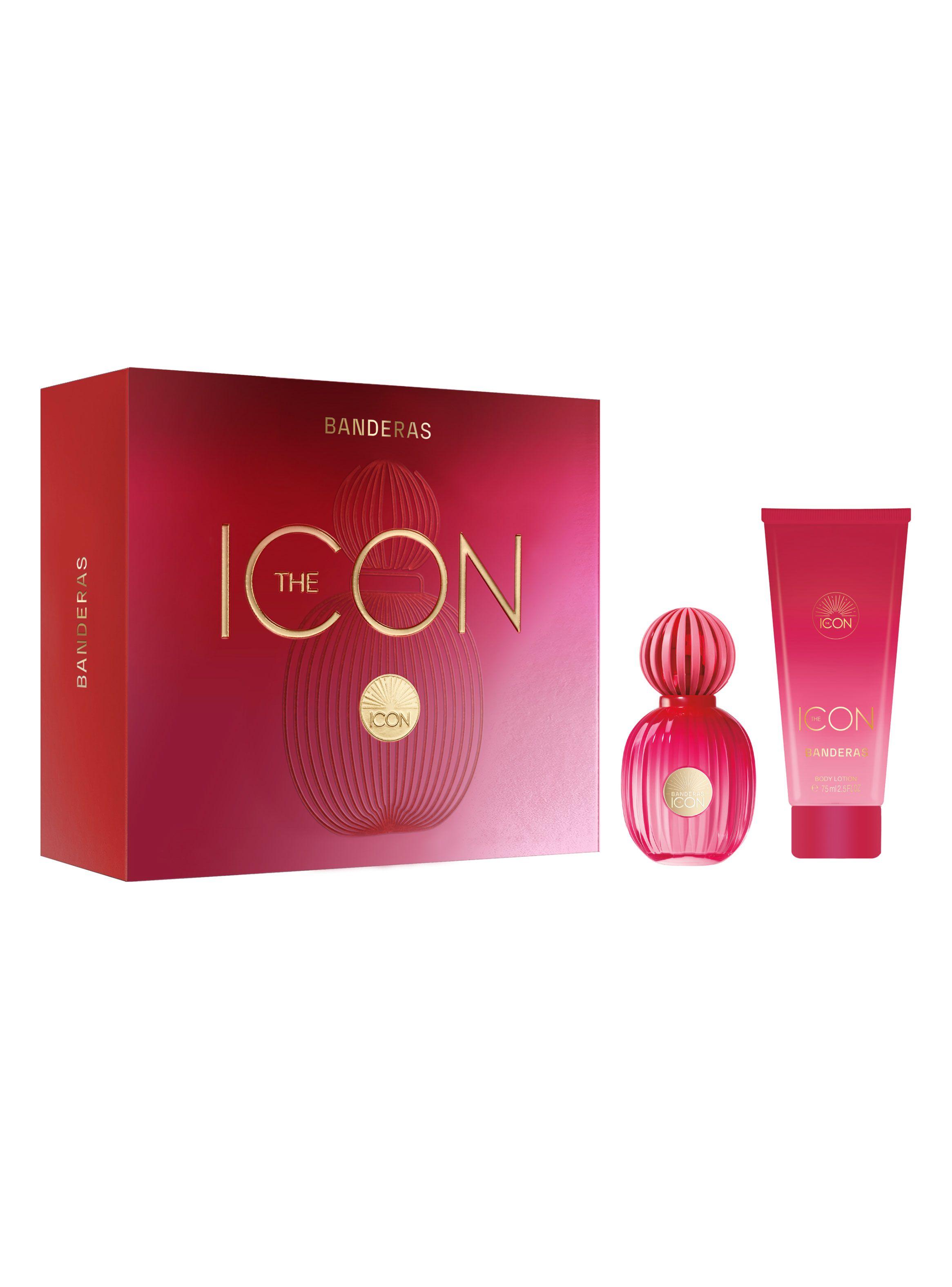 Set Perfume  Antonio Banderas The Icon Femenino EDP Mujer 50 ml + Body Lotion 75 ml-1